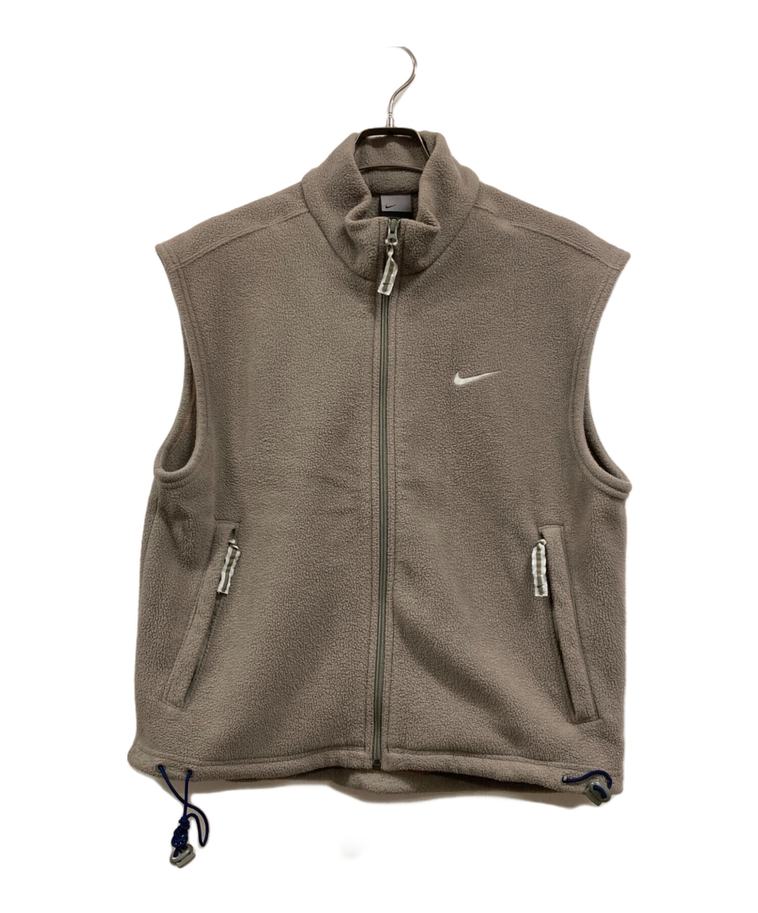 中古・古着通販】NIKE (ナイキ) フリースベスト ベージュ サイズ:M 