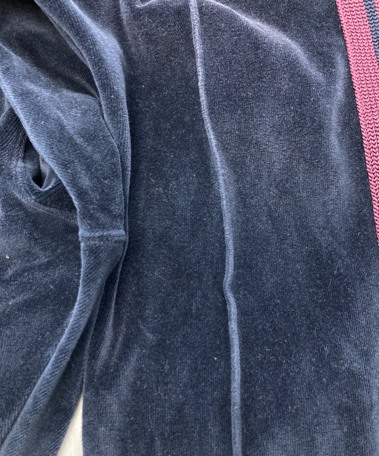 ニードルス　トラックパンツ　サイズXS スエード　ネイビー 中古・古着通販】Needles (ニードルズ) トラックパンツ ネイビー