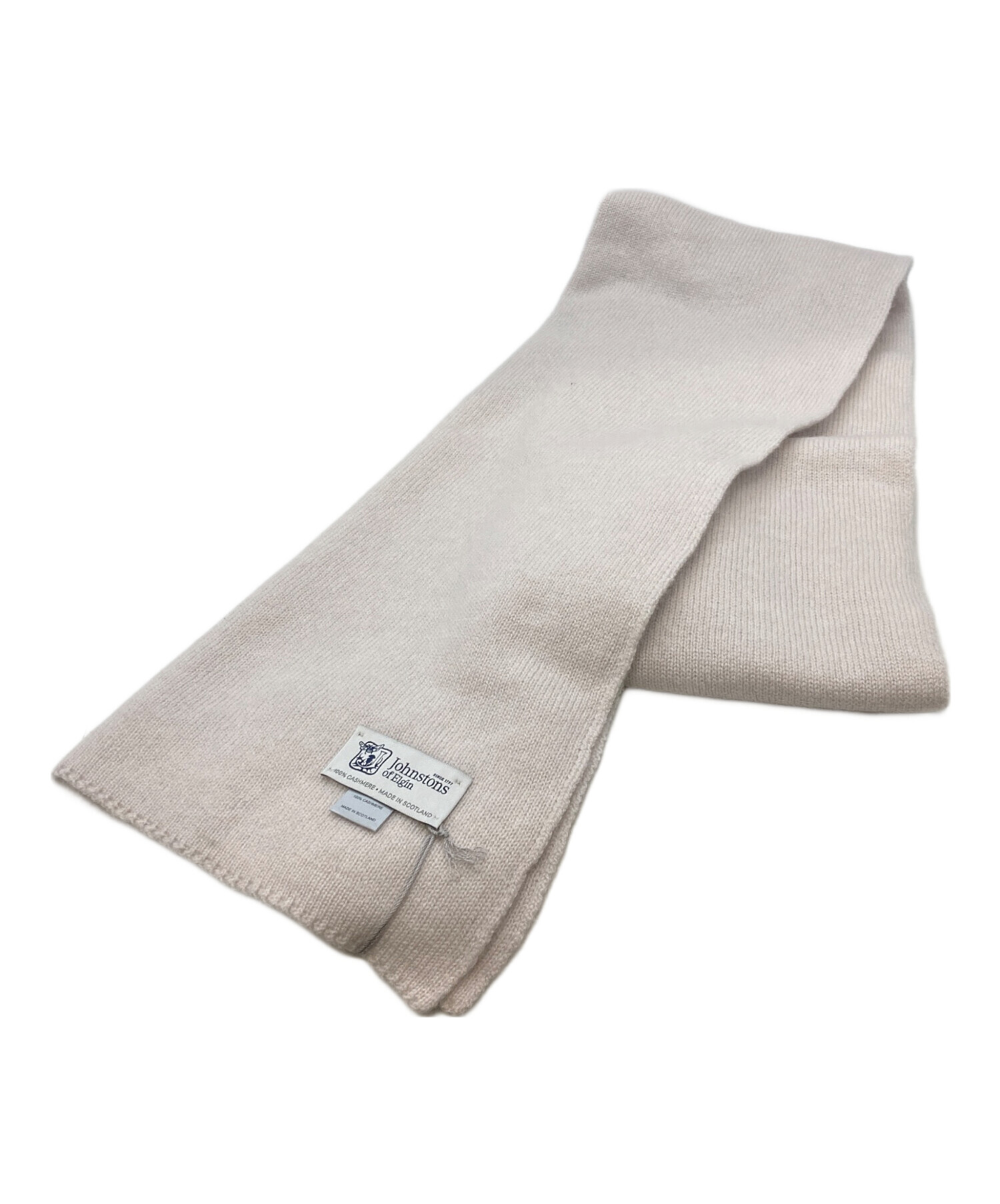 Johnstons of Elgin カシミヤマフラー ベージュ！新品未使用！ 中古・古着通販】JOHNSTONS OF ELGIN (ジョンストンズオブエルガン