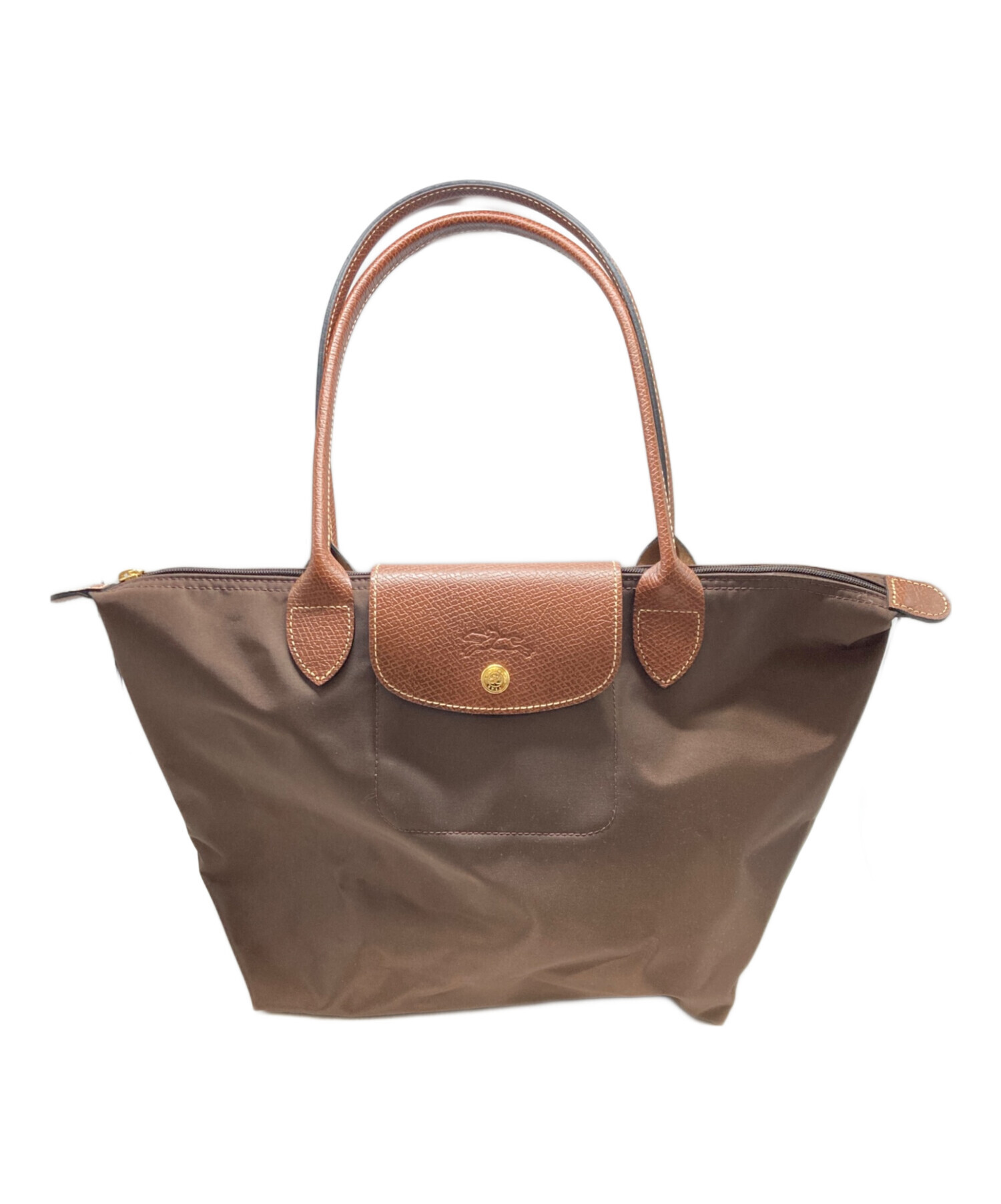 中古・古着通販】LONGCHAMP (ロンシャン) トートバッグ ブラウン