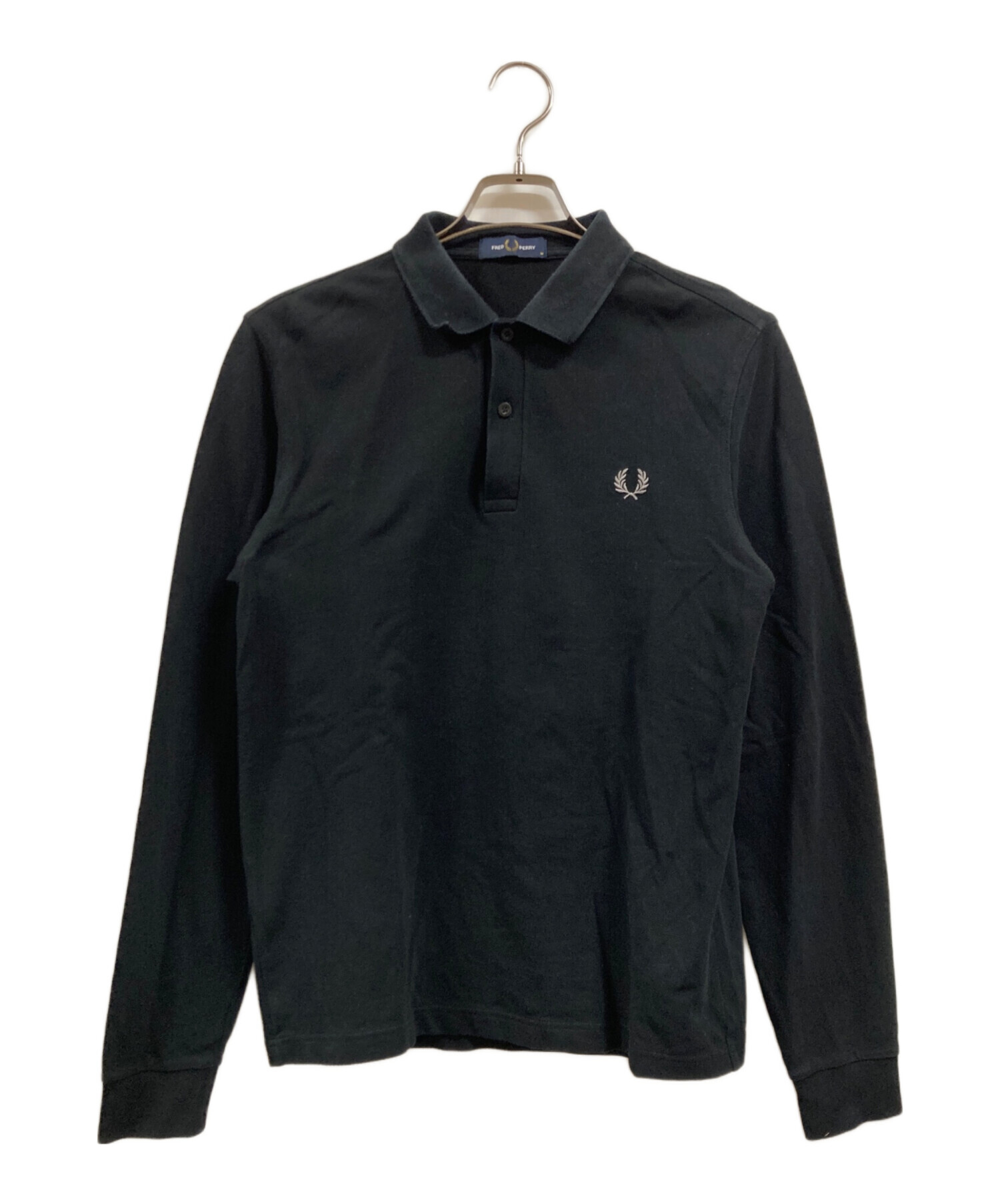 中古・古着通販】FRED PERRY (フレッドペリー) 長袖シャツ ブラック 