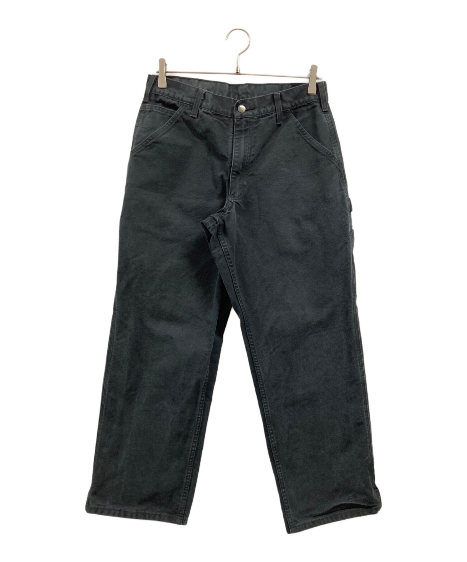 カーハート ブラックデニム　ペインターパンツ　古着 中古・古着通販】CarHartt (カーハート) ペインターパンツ ブラック