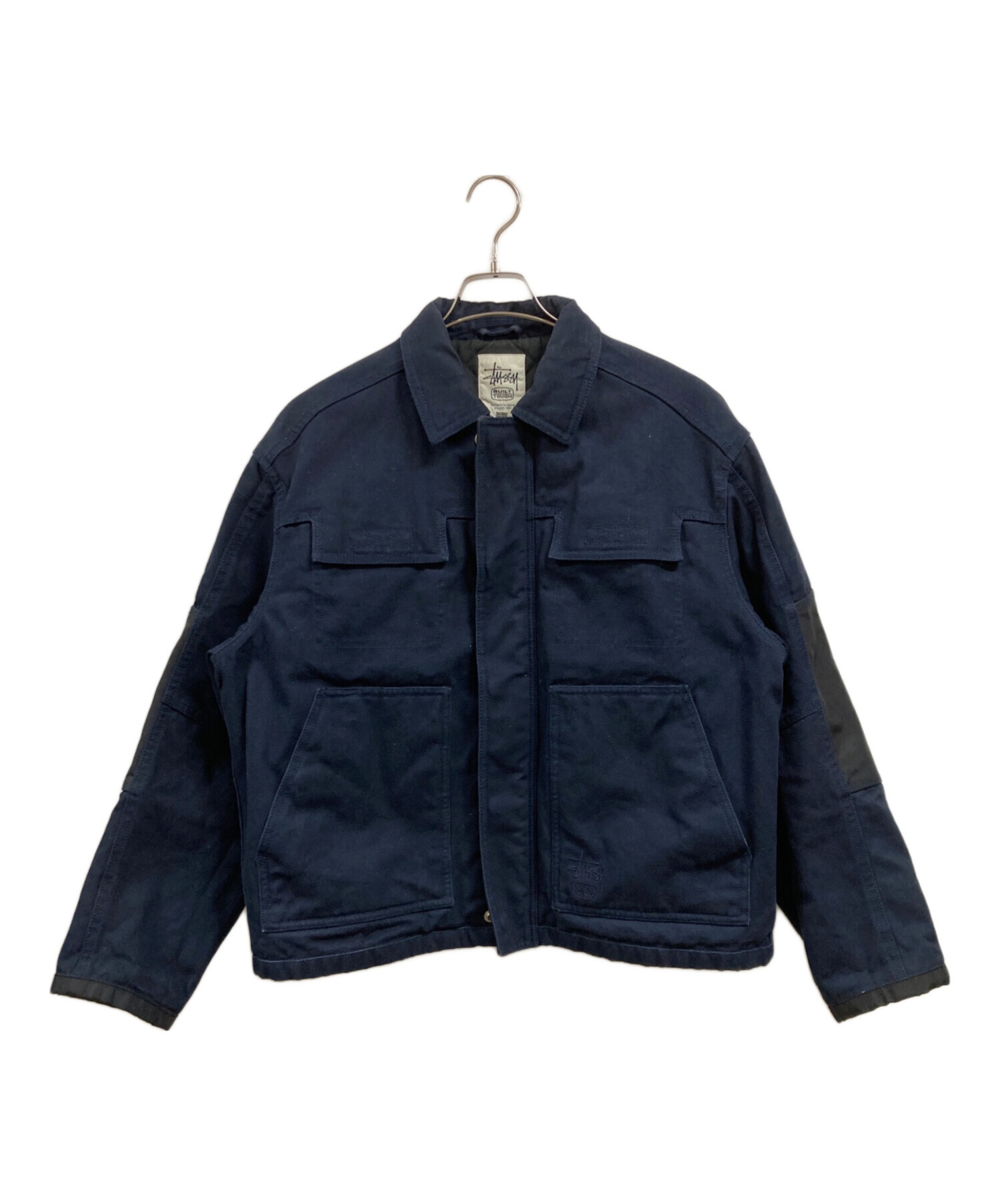 中古・古着通販】stussy (ステューシー) WORK GEAR JACKET ネイビー