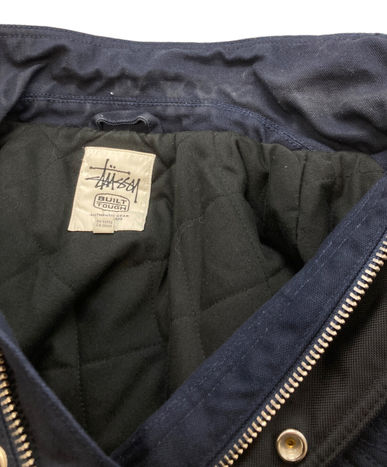 中古・古着通販】stussy (ステューシー) WORK GEAR JACKET ネイビー