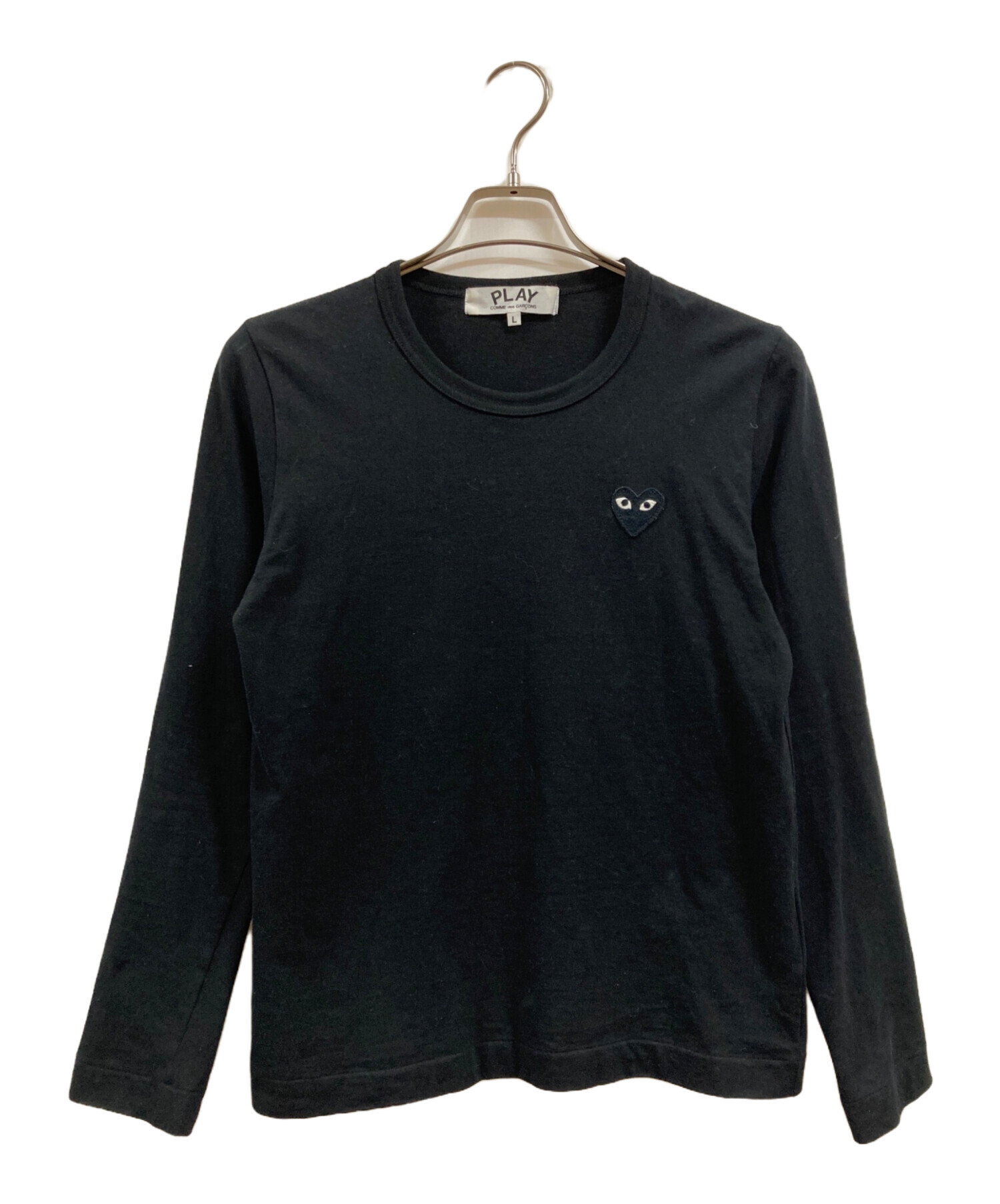 日本価格 PLAY COMME des GARÇONS ブラック Vネックセーター S 【公式