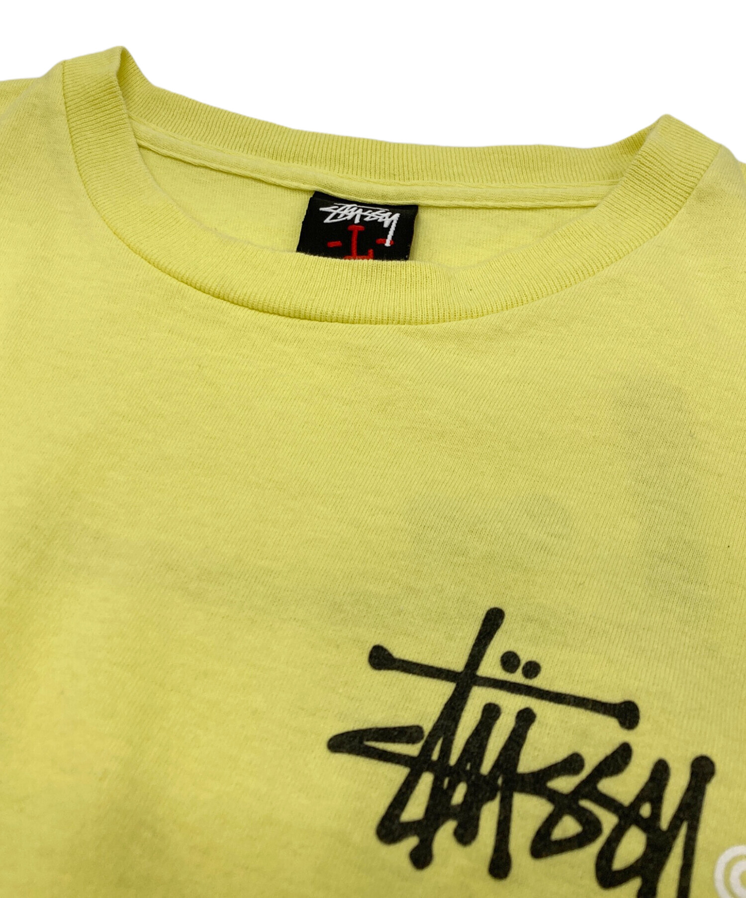 中古・古着通販】stussy (ステューシー) ロゴプリントTシャツ イエロー