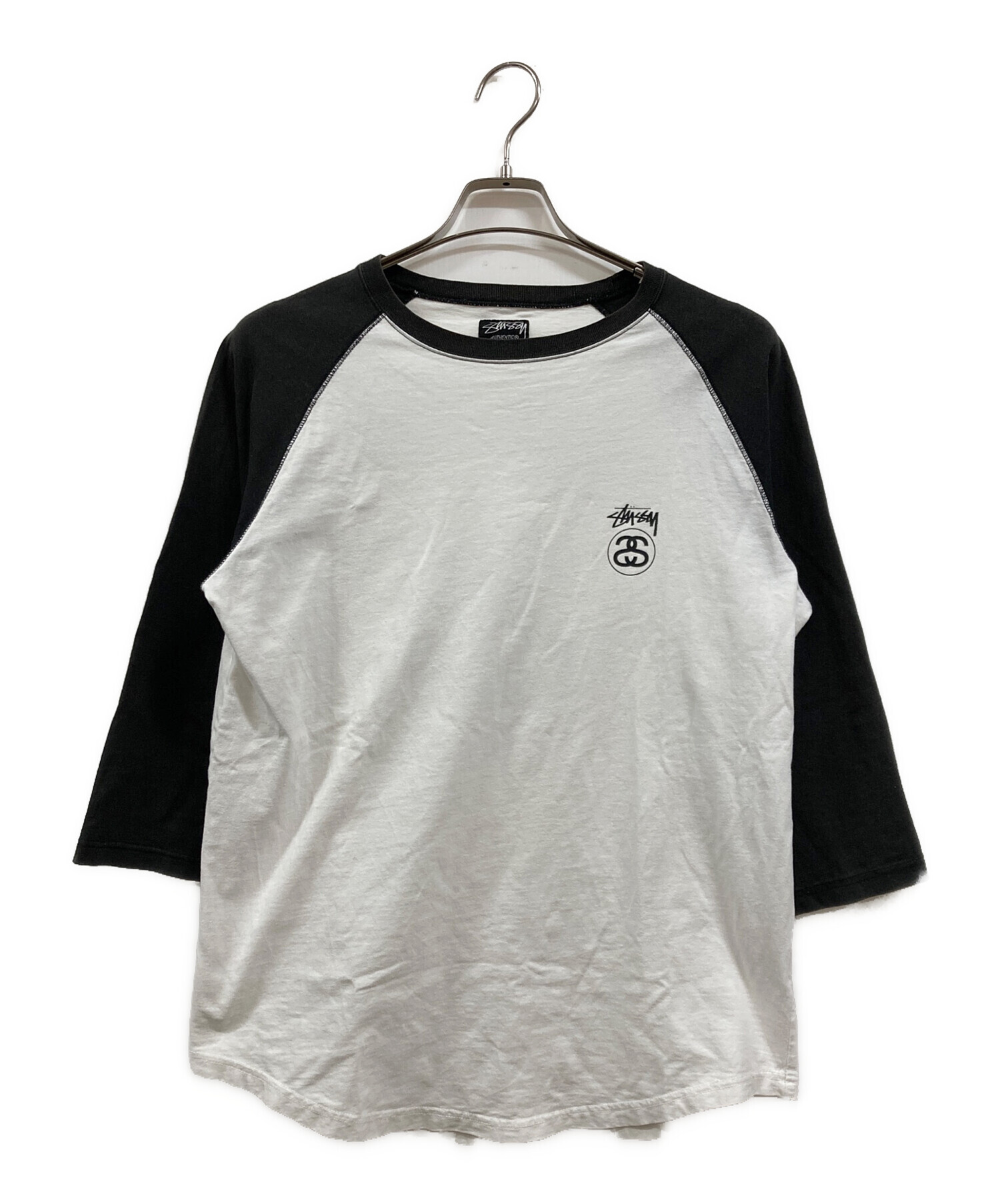 購入ショップ STUSSY AUTHENTIC ラグランスリーブカットソー Tシャツ 