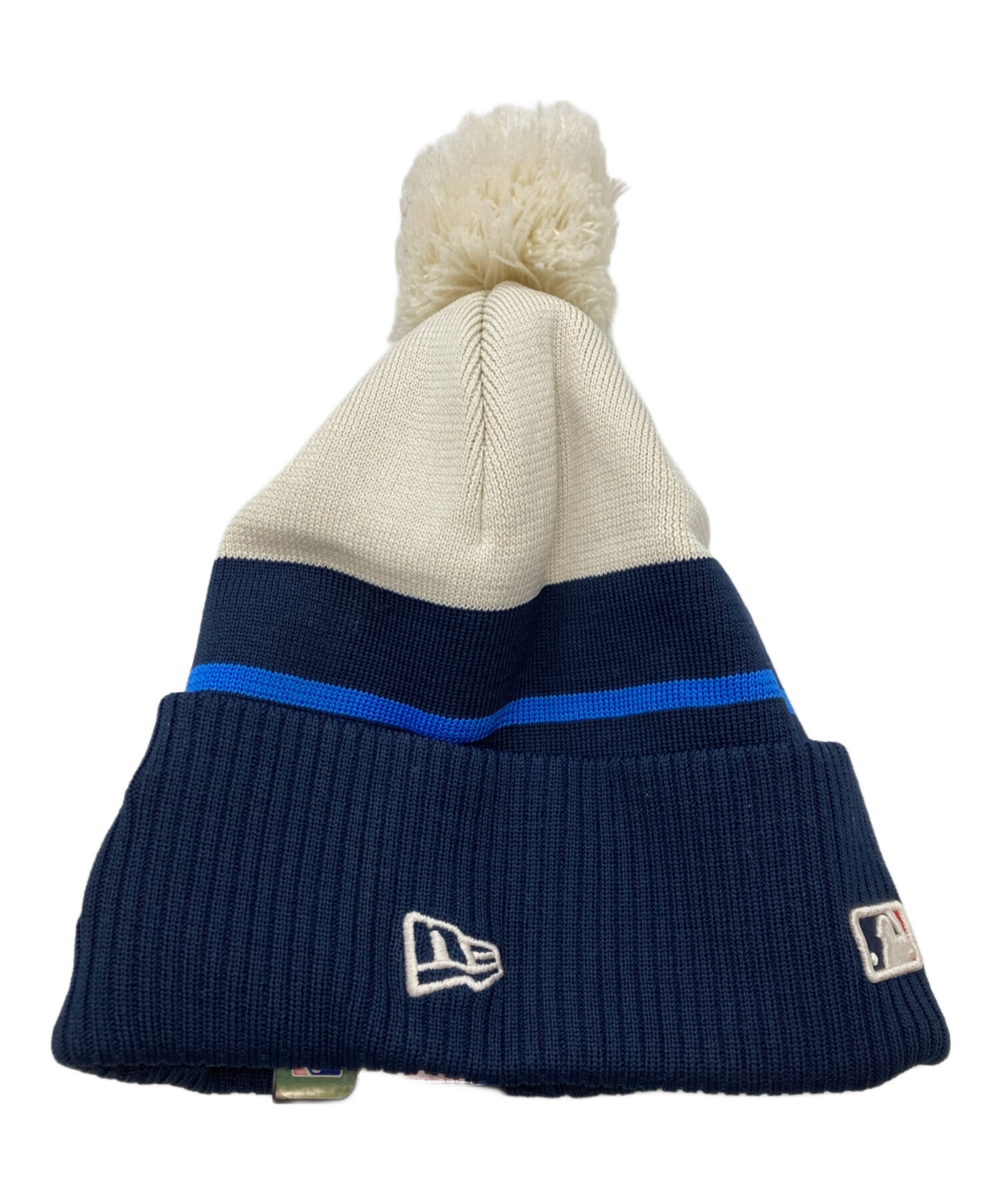 中古ボンボンニット帽 中古・古着通販】New Era (ニューエラ) ポンポンニット帽 ホワイト