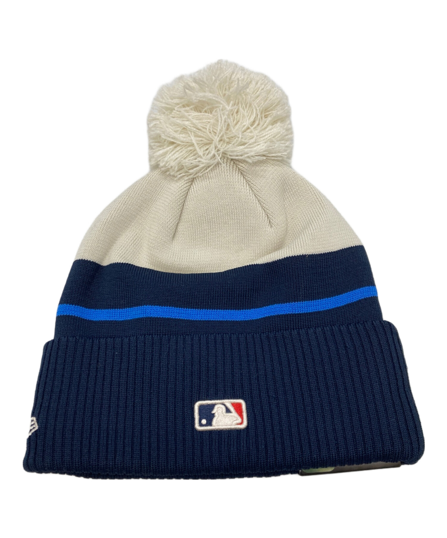 中古・古着通販】New Era (ニューエラ) ポンポンニット帽 ホワイト