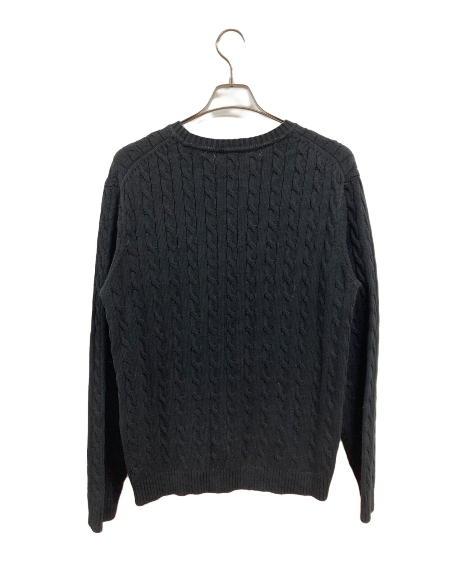 中古・古着通販】LACOSTE (ラコステ) ハイゲージニット ブラック 
