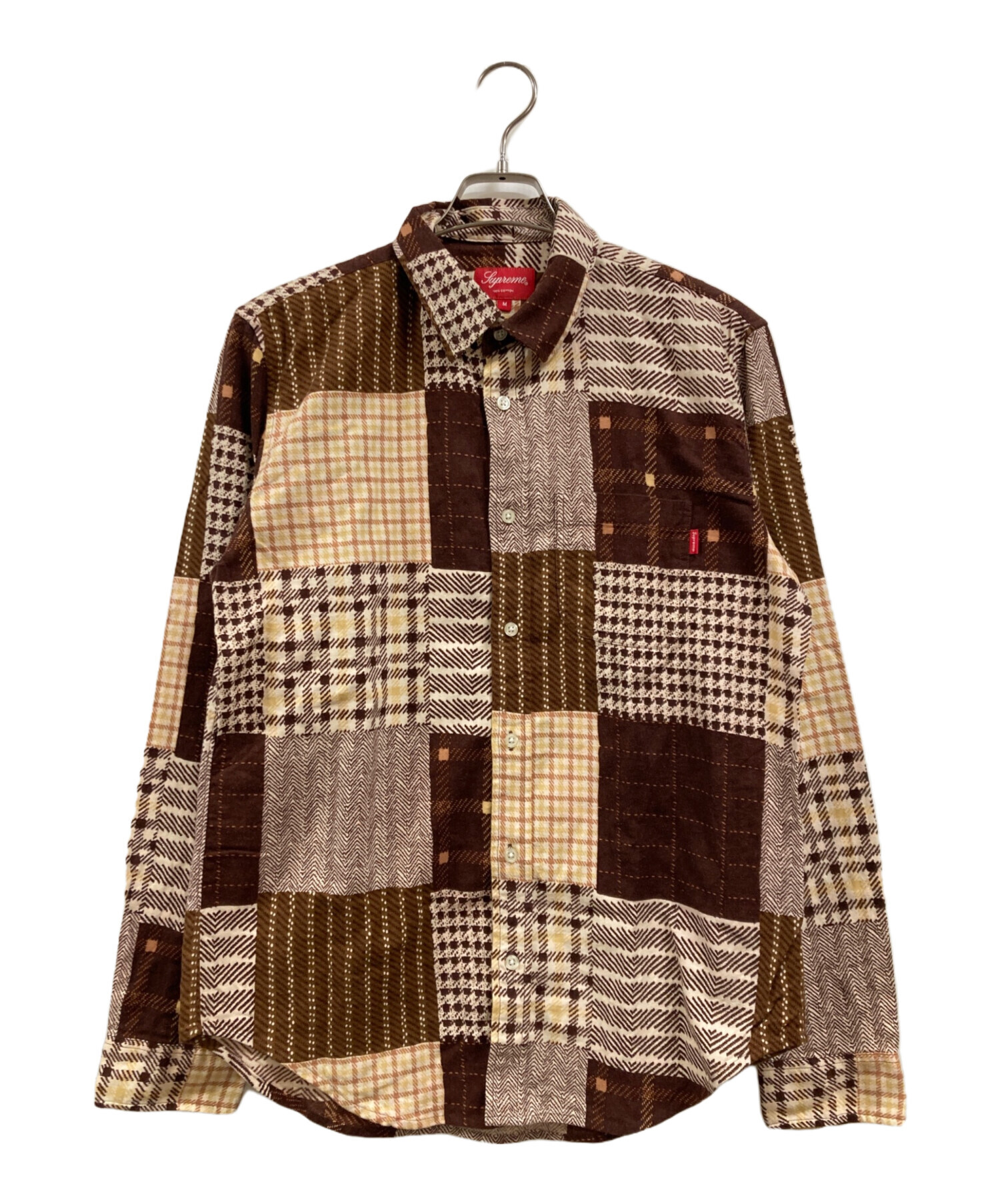 00s Supreme Buffalo Check Shirt M ブラウン 【公式通販】