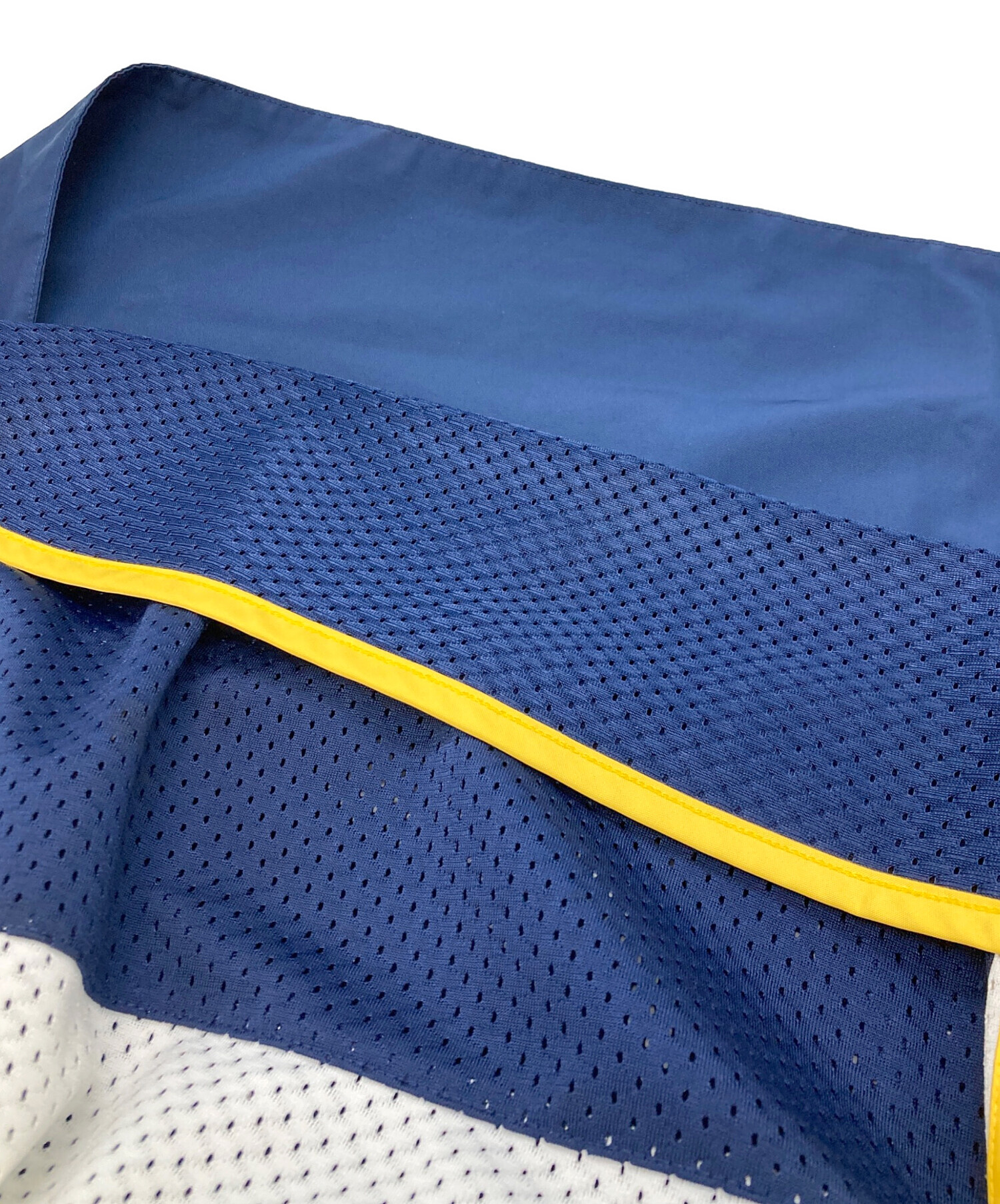 中古・古着通販】adidas (アディダス) ゲームシャツ ネイビー×ホワイト