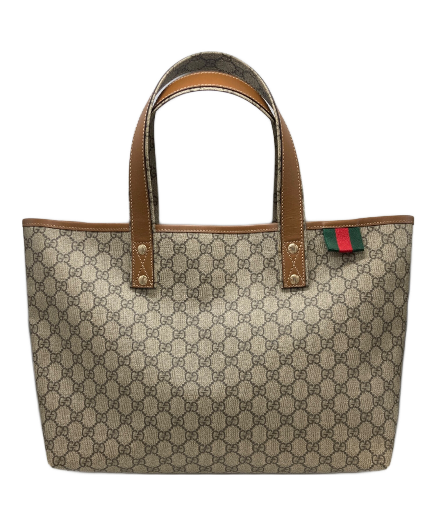 中古・古着通販】GUCCI (グッチ) シェリーラインPVCトートバッグ 