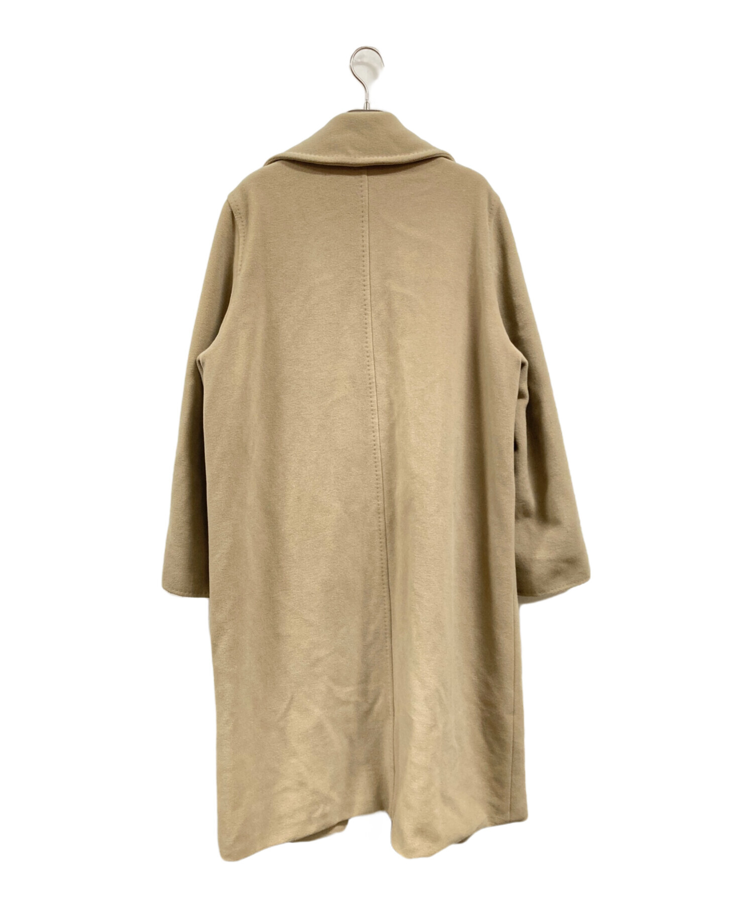 中古・古着通販】MaxMara (マックスマーラ) ラナウールコート ベージュ 