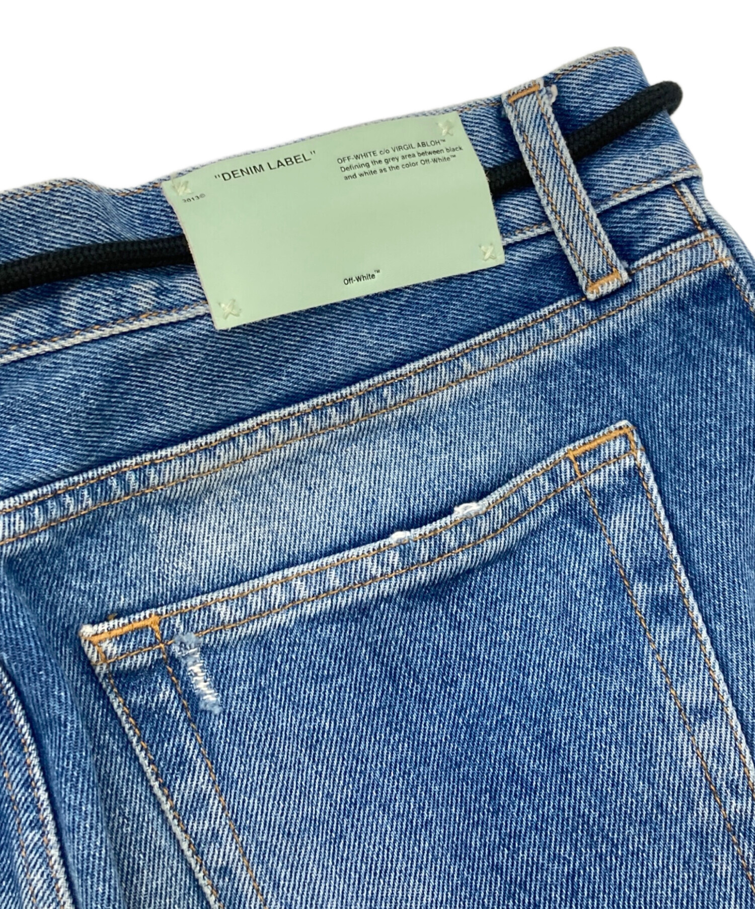 中古・古着通販】OFFWHITE (オフホワイト) DIAG WINDOWS SKINNY 