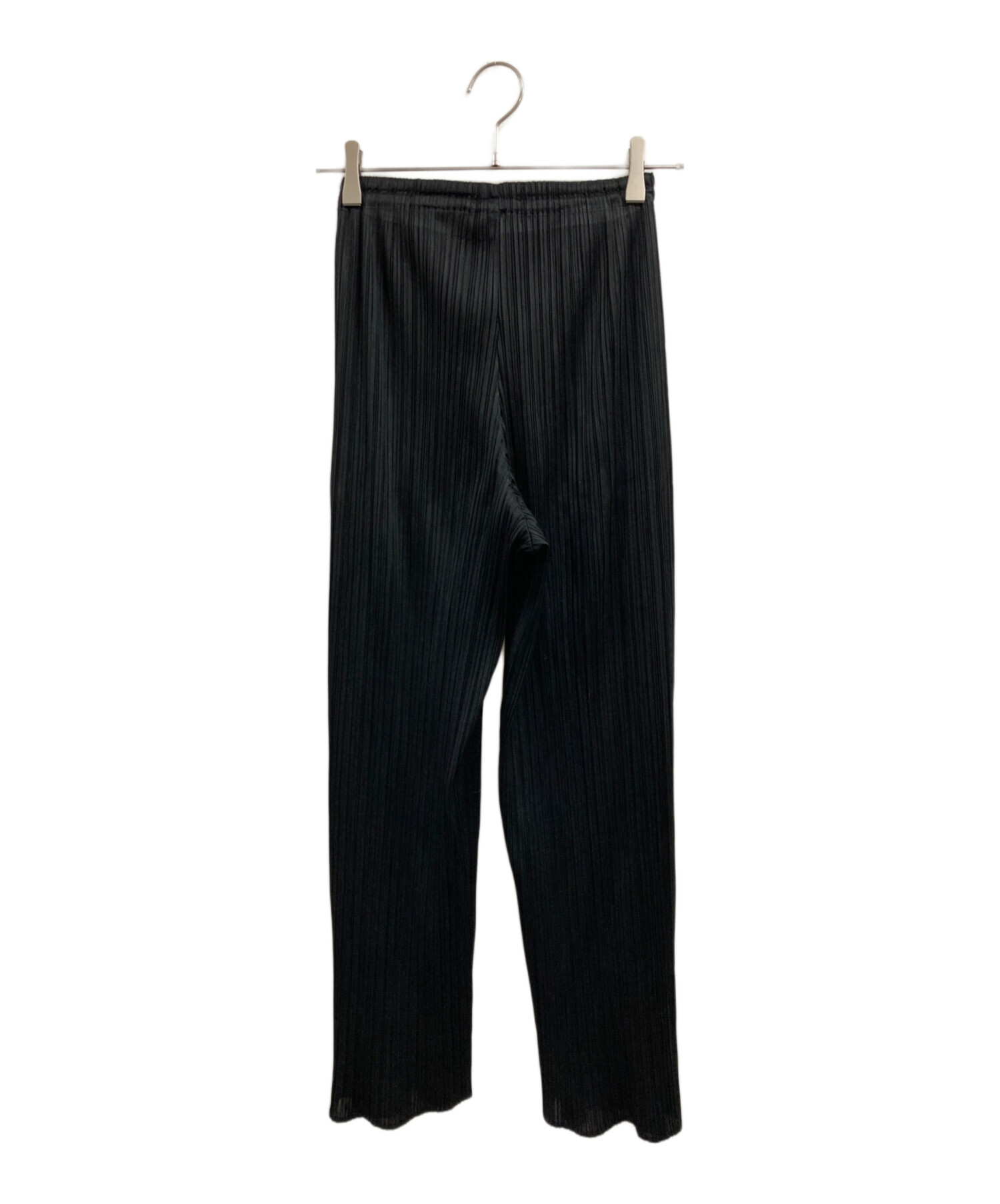 新品＊PLEATS PLEASE プリーツプリーズ プリーツパンツ ブラック　黒 中古・古着通販】PLEATS PLEASE (プリーツプリーズ) プリーツパンツ