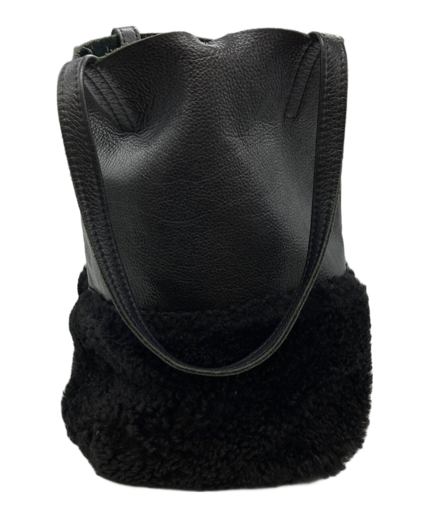 【新品】Owen Barry (オーエンバリー)レザー トートバッグ 中古・古着通販】OWEN BARRY (オーエンバリー) ムートンレザーコンビ