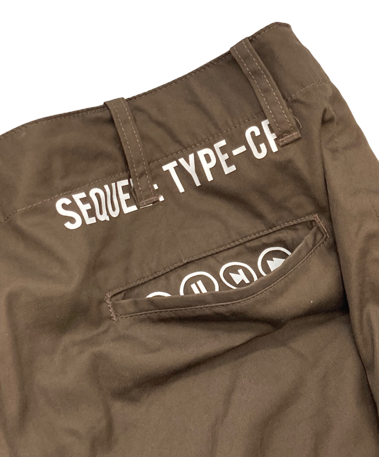 SEQUEL TYPE-XL ダメージトラウザーズ SEQUEL - CHINO PANTS (TYPE-XF) BLACK | River