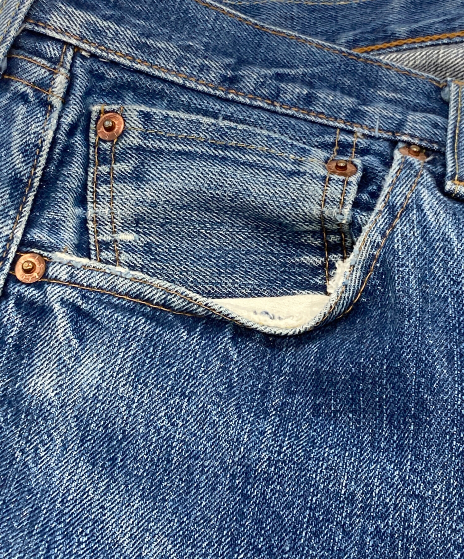 中古・古着通販】LEVI'S (リーバイス) 50S-XXボタンフライデニムパンツ