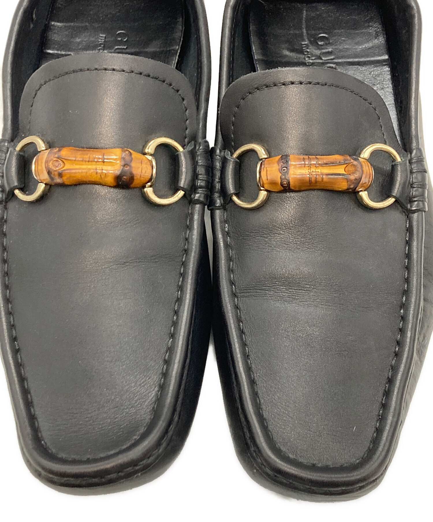 中古・古着通販】GUCCI (グッチ) ドライビングシューズ ブラック 