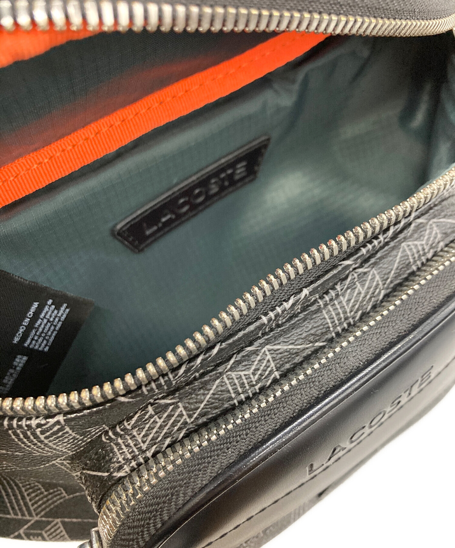 中古・古着通販】LACOSTE (ラコステ) ボディバッグ ブラック｜ブランド