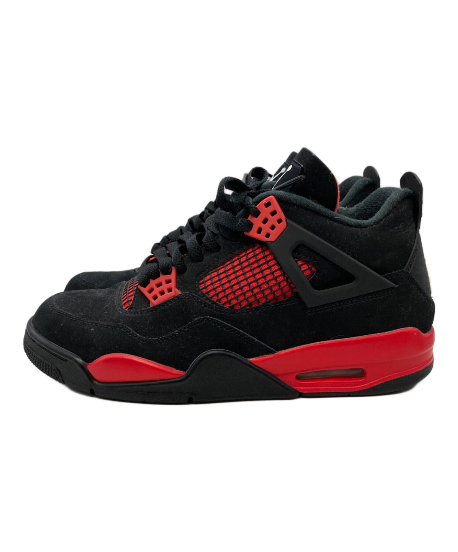 中古・古着通販】NIKE (ナイキ) AIR JORDAN 4 RETRO ブラック サイズ 