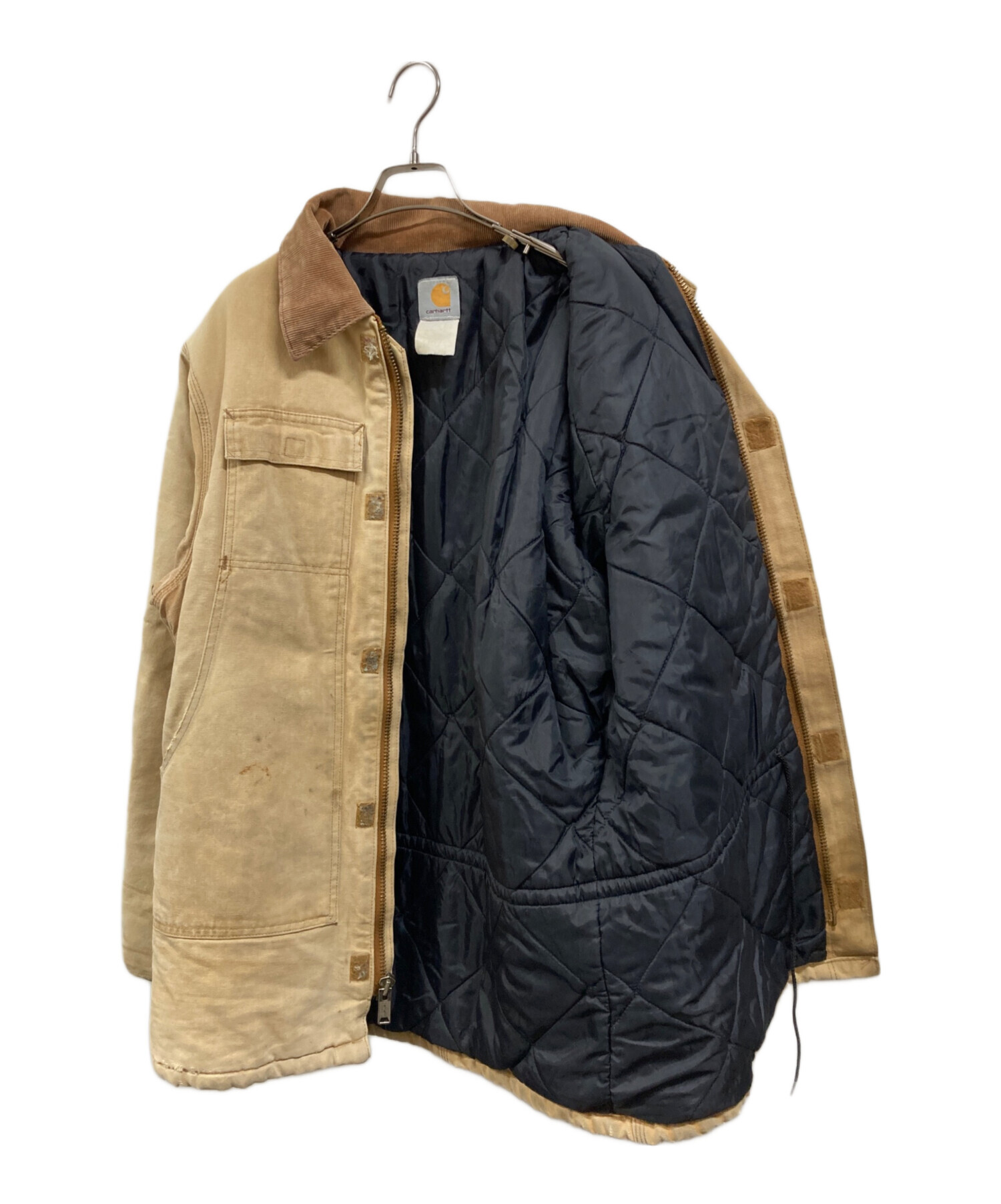 カーハート　トラディショナルジャケット　ブラウン　ベージュ 中古・古着通販】CarHartt (カーハート) トラディショナルジャケット