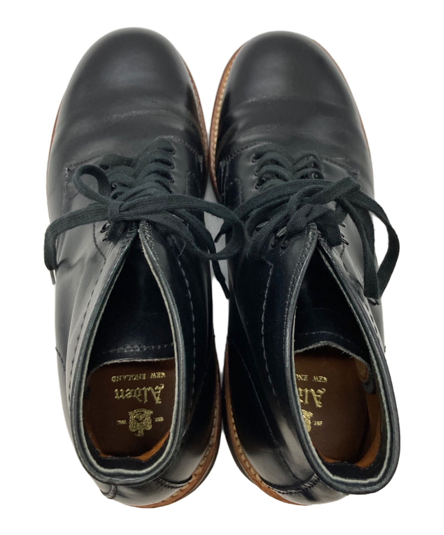 中古・古着通販】Alden (オールデン) レースアップブーツ ブラック