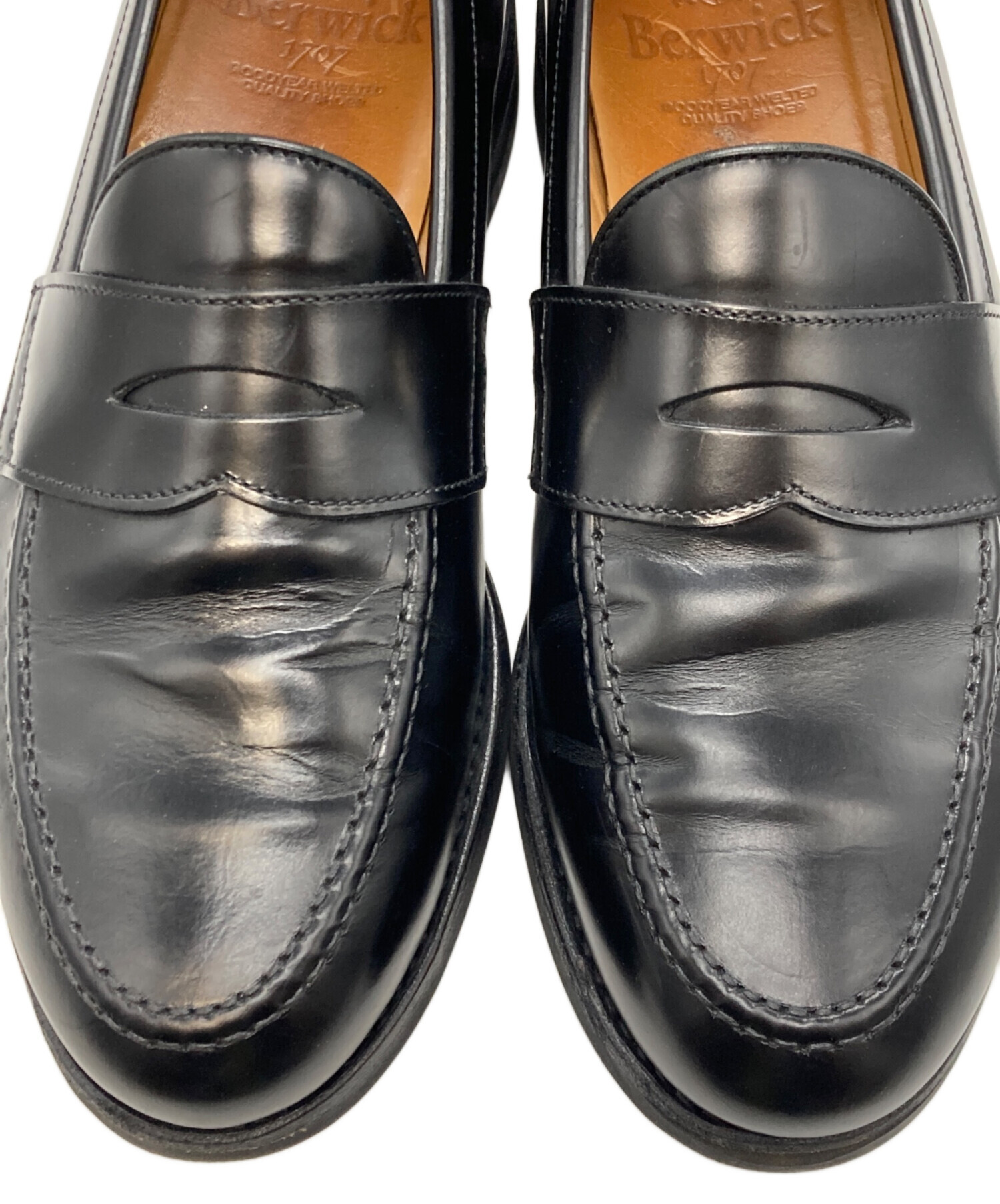 Berwick ローファー その他付属品付き 中古・古着通販】berwick (バーウィック) コインローファー ブラック