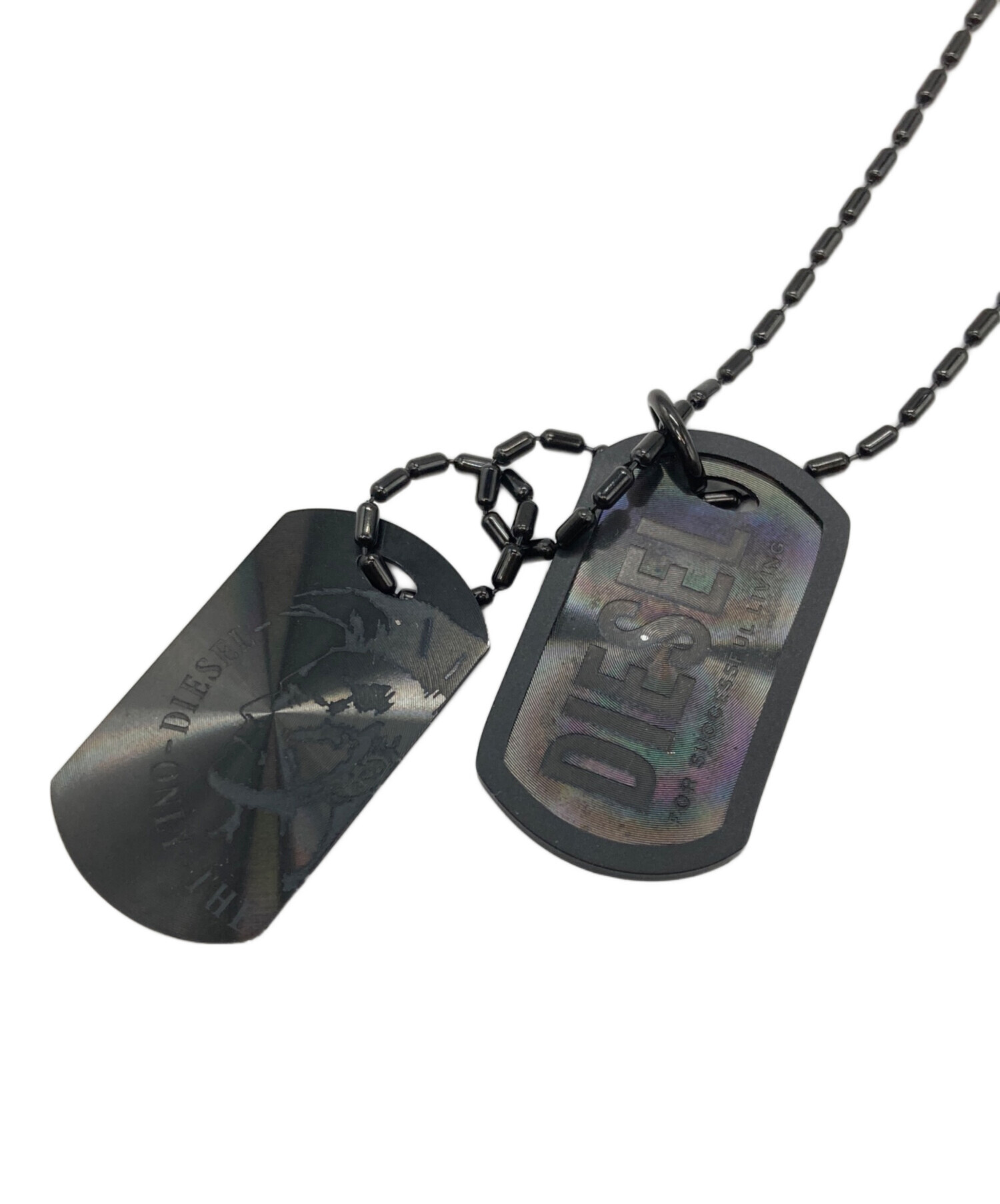 中古・古着通販】DIESEL (ディーゼル) ネックレス ブラック｜ブランド 