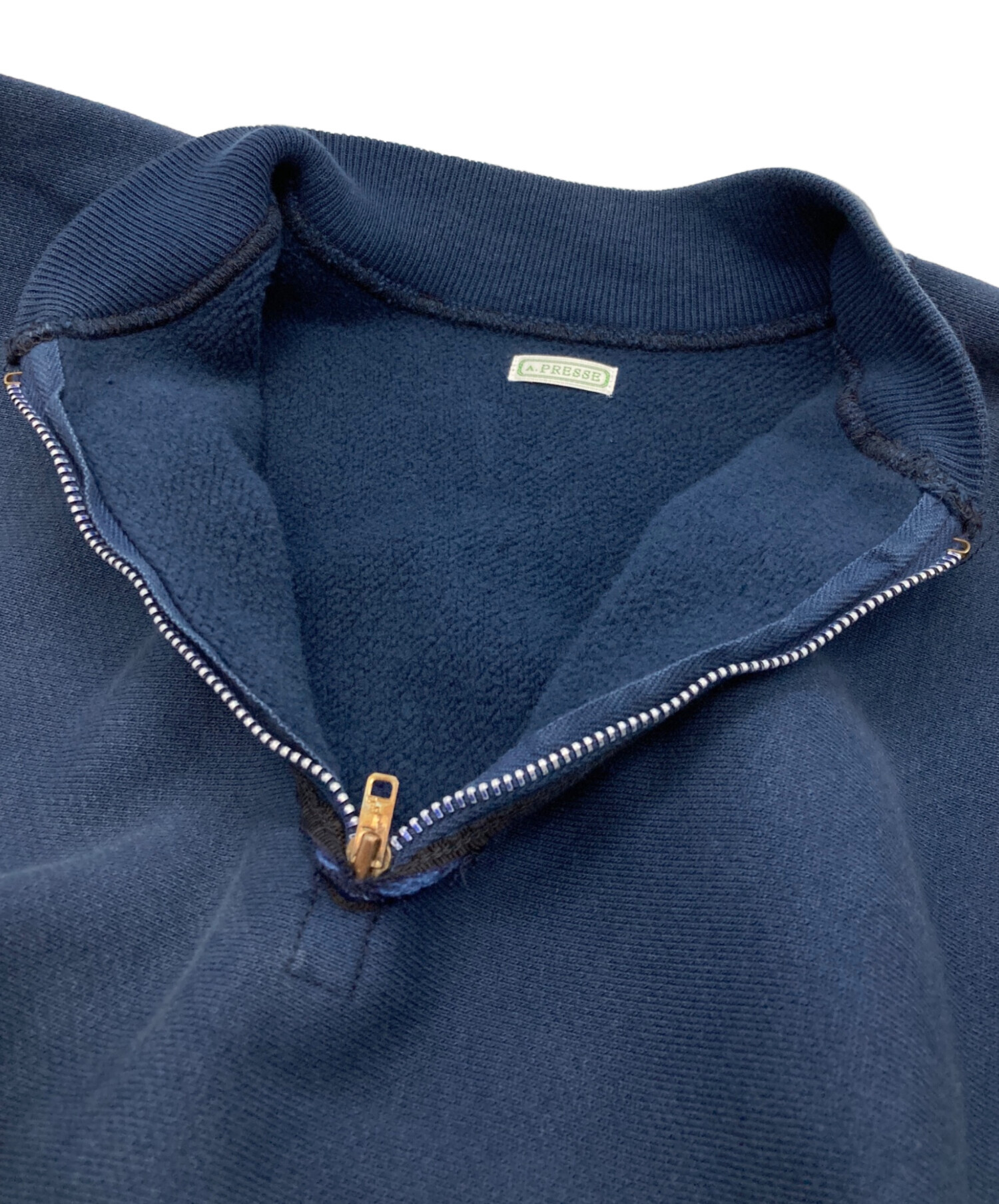 中古・古着通販】A.PRESSE (アプレッセ) Vintage Half Zip Rib Collar