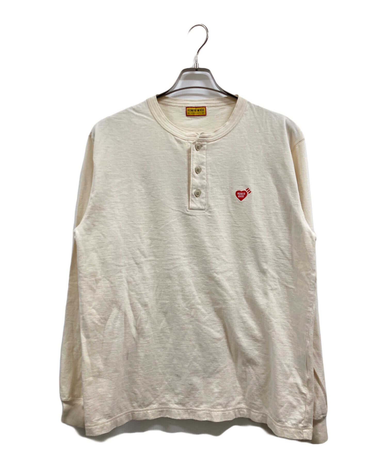 中古・古着通販】HUMAN MADE (ヒューマンメイド) HENLEY NECK L S T 