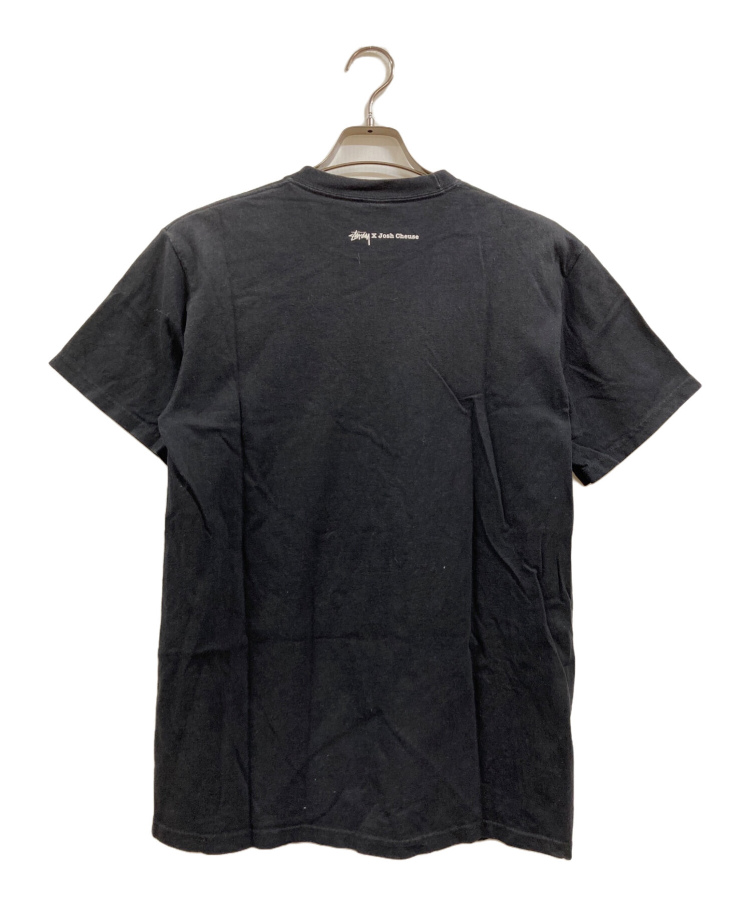 Stussy x Josh Cheuse 黒 Tシャツ 中古・古着通販】stussy (ステューシー) Josh Cheuse コラボTシャツ