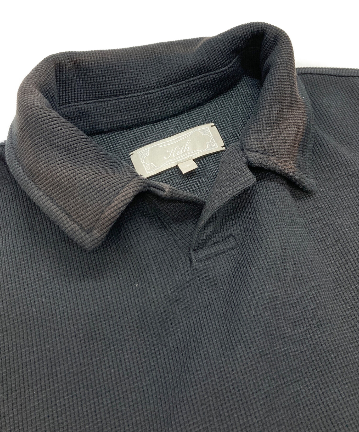 中古・古着通販】KITH (キス) クラシックロゴポロシャツ ブラック