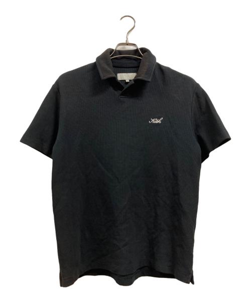 KITHポロシャツ コットン ブラック（黒）系 KITH NYC(キスニューヨークシティ トップス