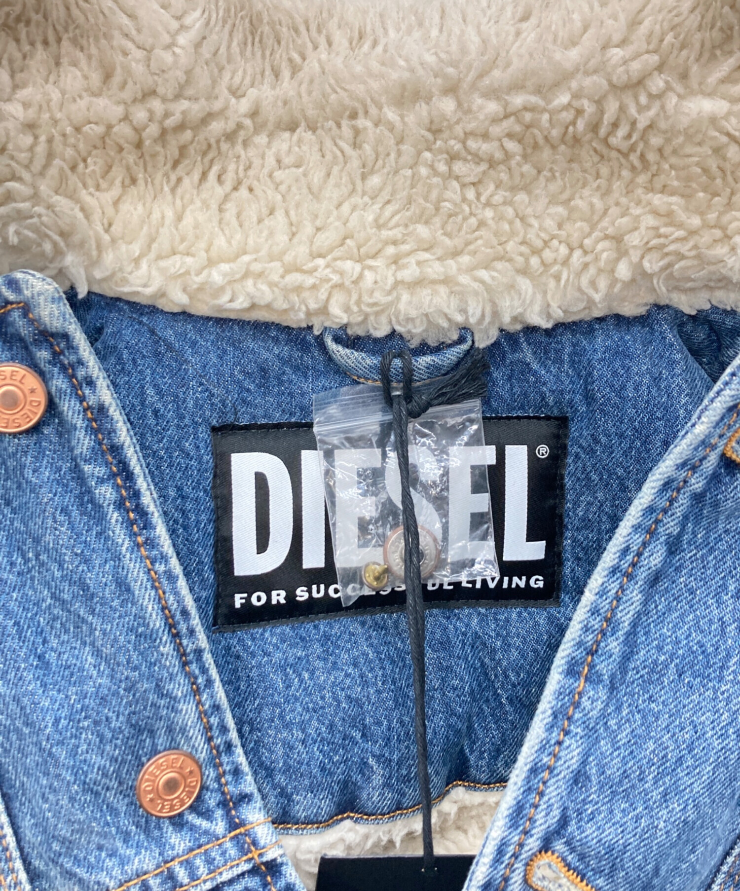 中古・古着通販】DIESEL (ディーゼル) D-RESKY裏ボアデニムジャケット 