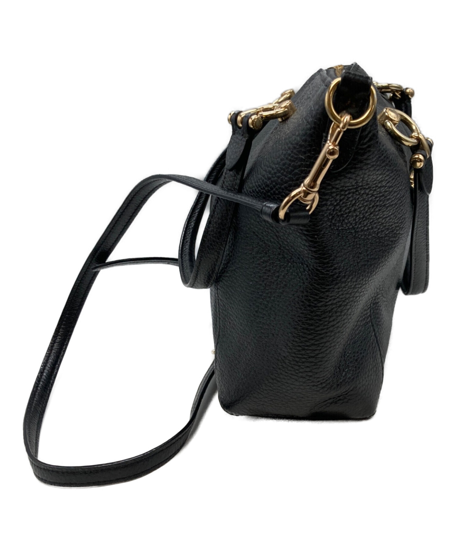 美品！COACHショルダー 中古・古着通販】COACH (コーチ) ショルダーバッグ ブラック｜ブランド