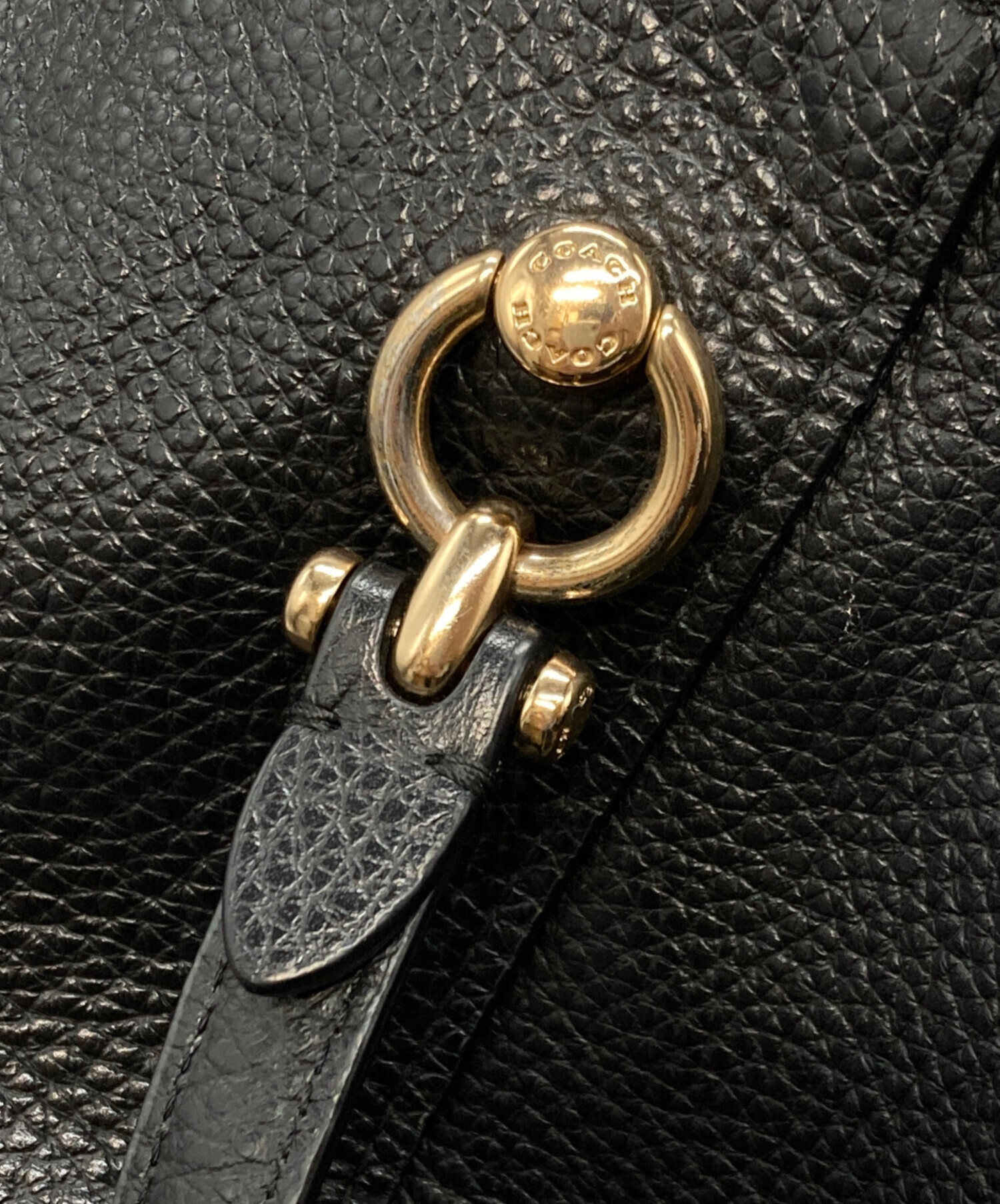 中古・古着通販】COACH (コーチ) ショルダーバッグ ブラック｜ブランド