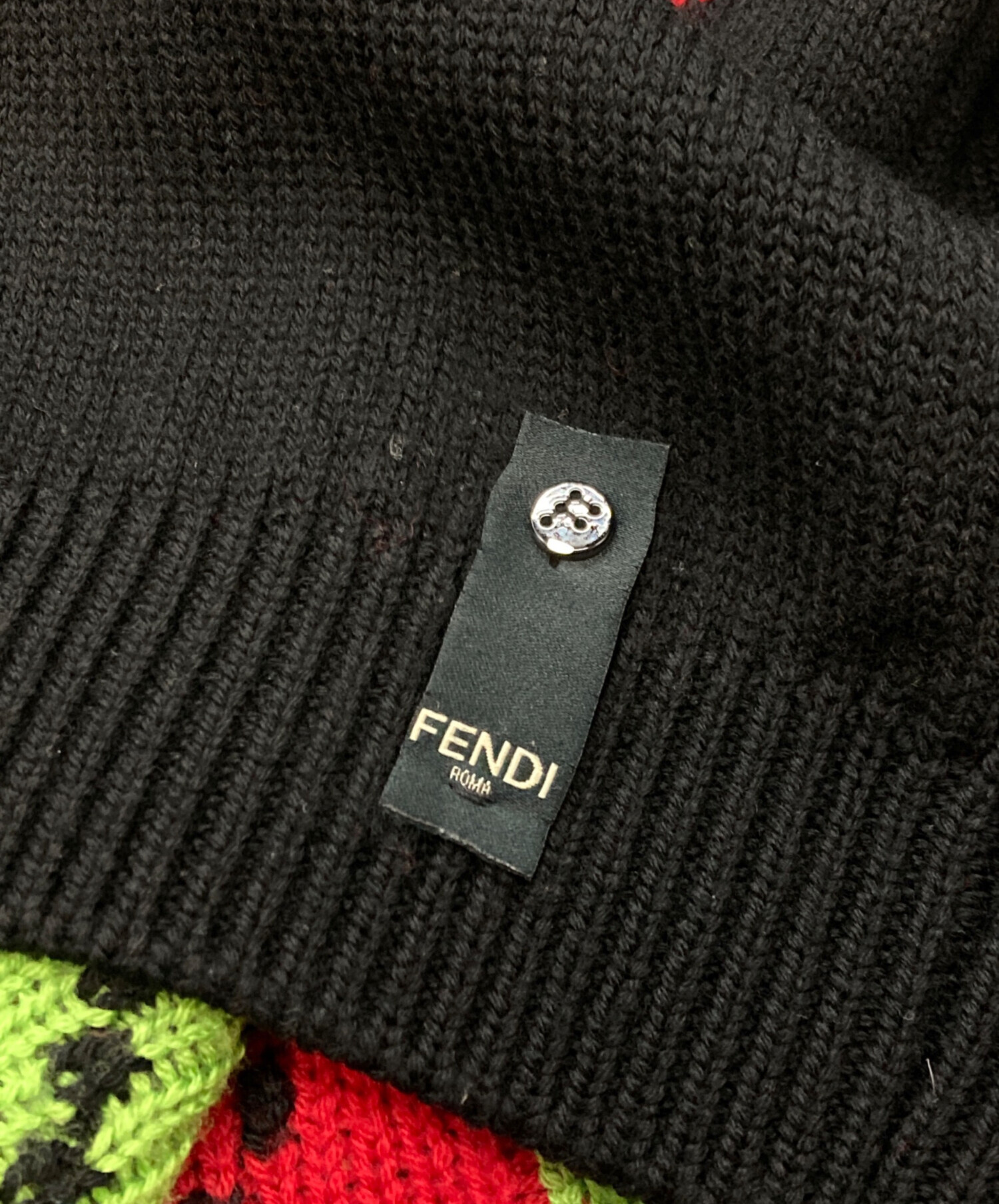 中古・古着通販】FENDI (フェンディ) ニット ブラック サイズ:52