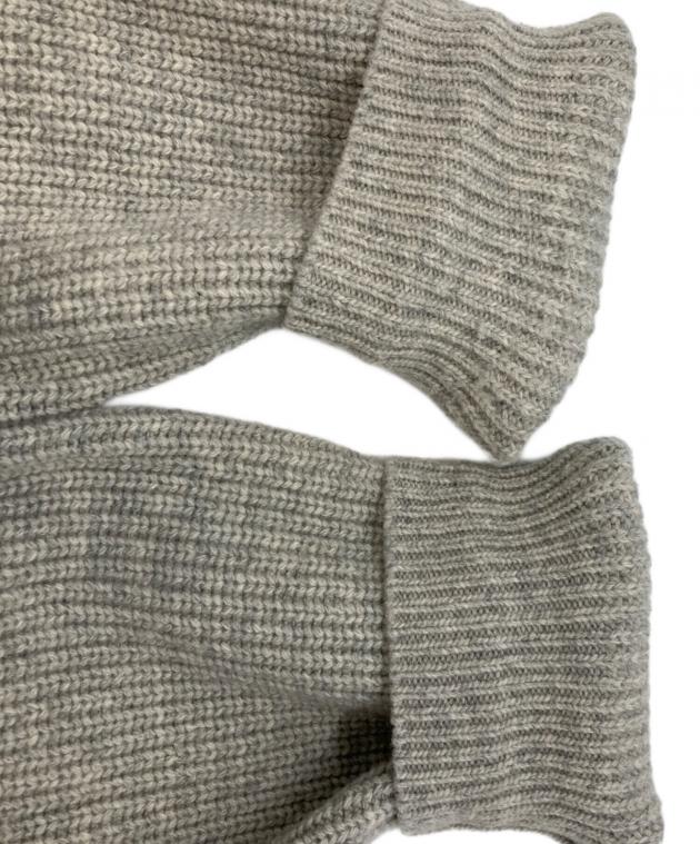 中古・古着通販】CELINE (セリーヌ) ニットパーカー グレー サイズ:XL