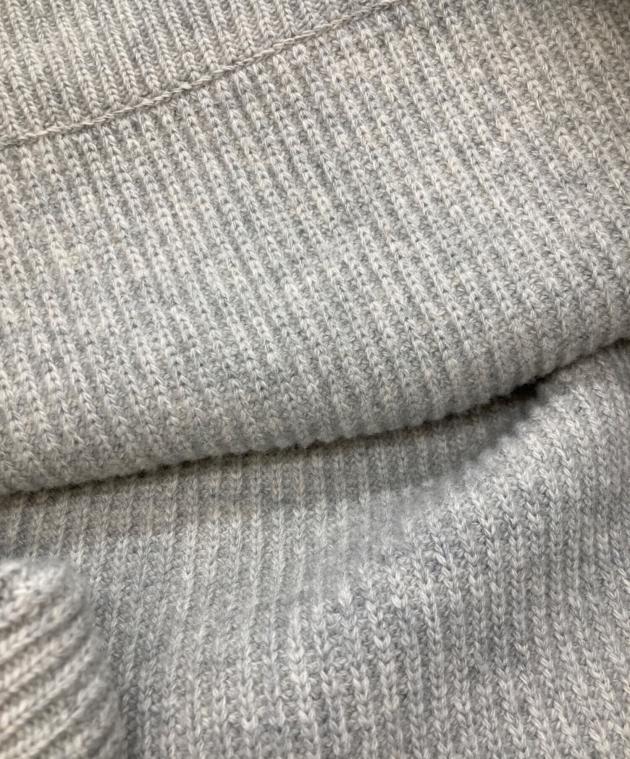 中古・古着通販】CELINE (セリーヌ) ニットパーカー グレー サイズ:XL