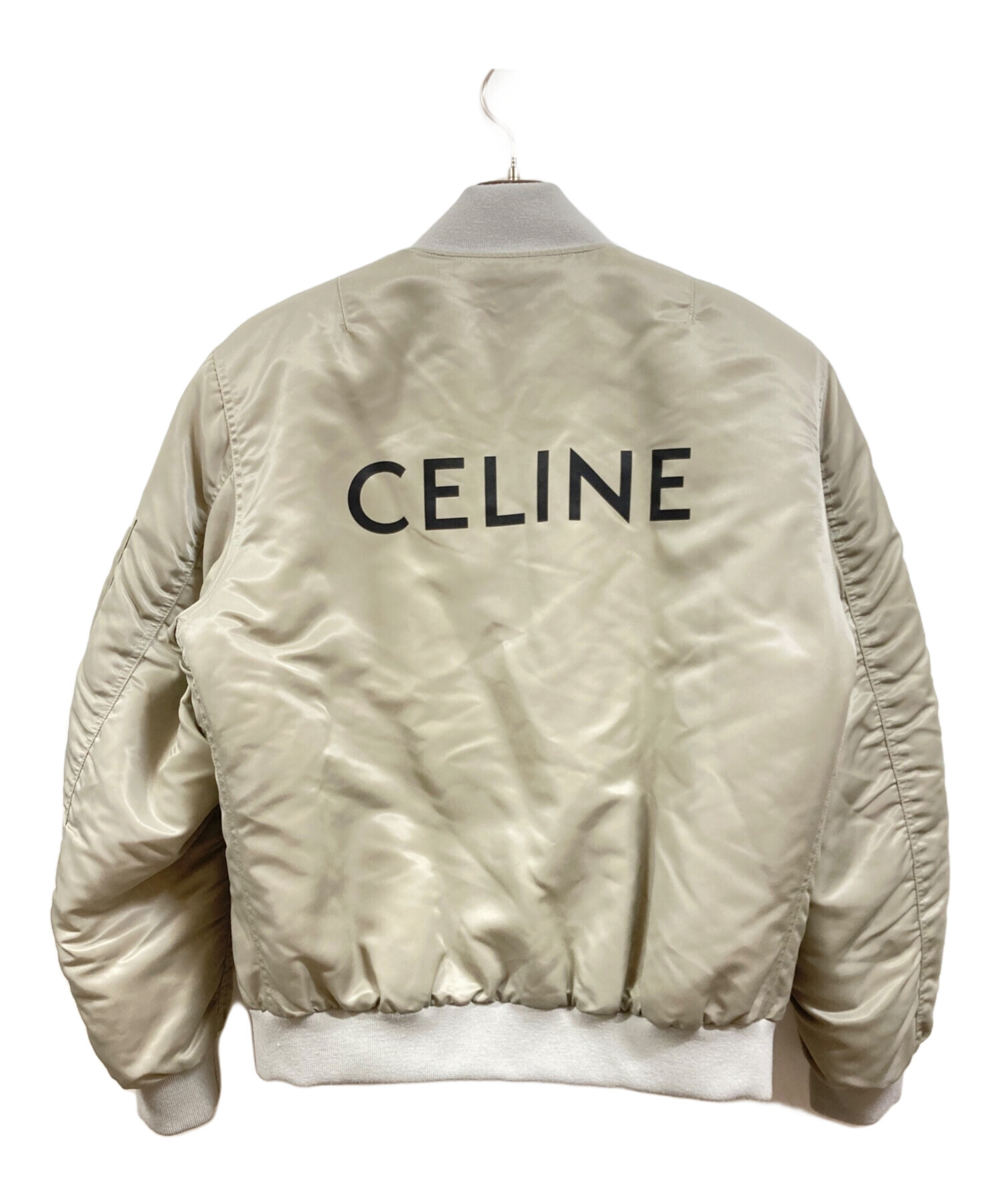 中古・古着通販】CELINE (セリーヌ) ロゴボンバージャケット グレー