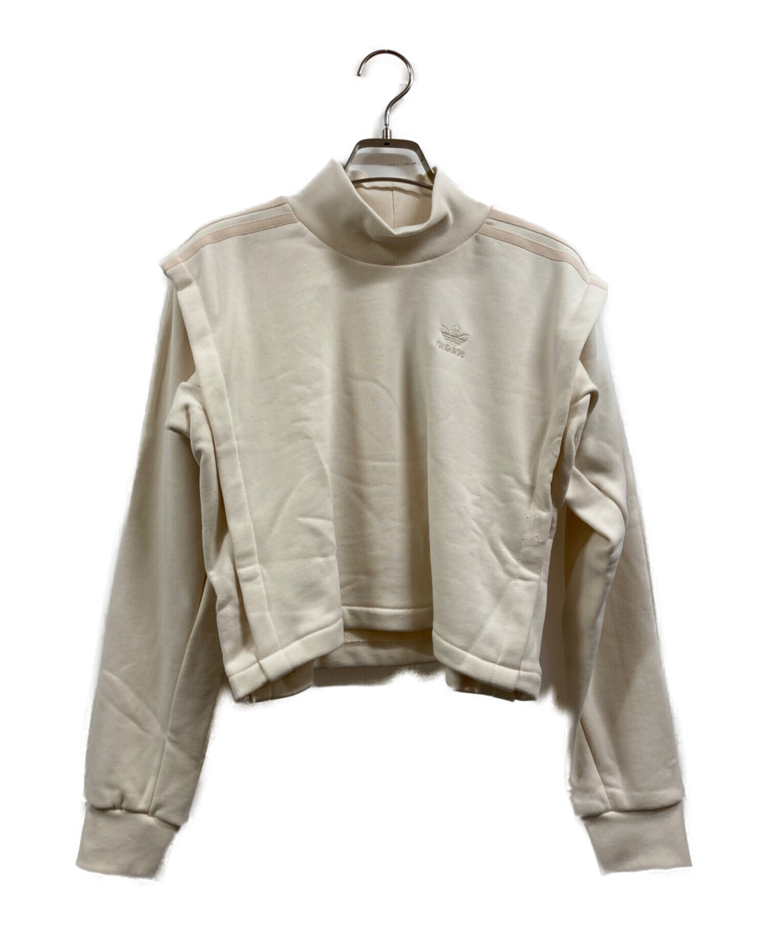 中古・古着通販】adidas (アディダス) スウェット アイボリー サイズ 