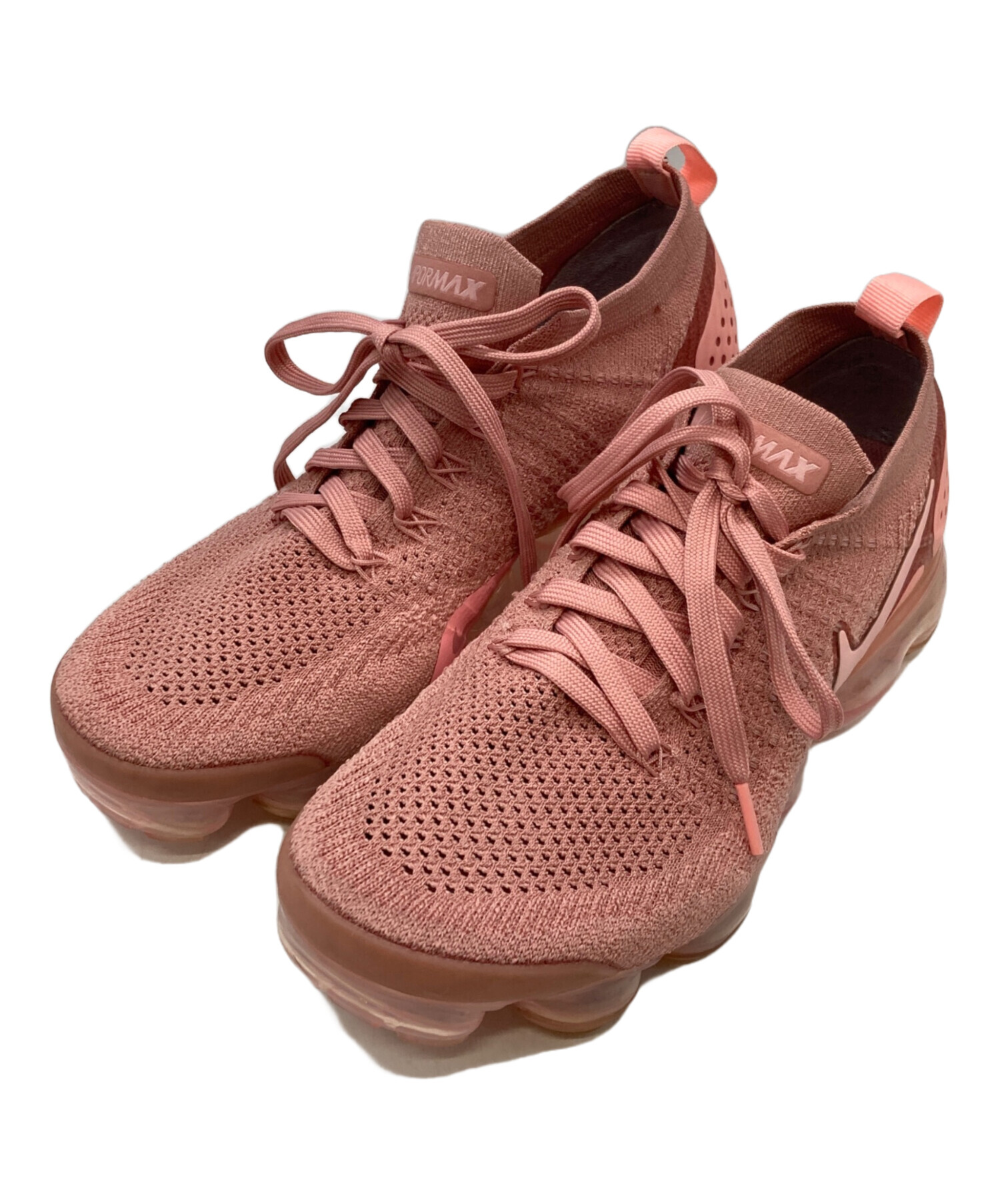 中古・古着通販】NIKE (ナイキ) Air VaporMax Flyknit 2 ピンク サイズ 