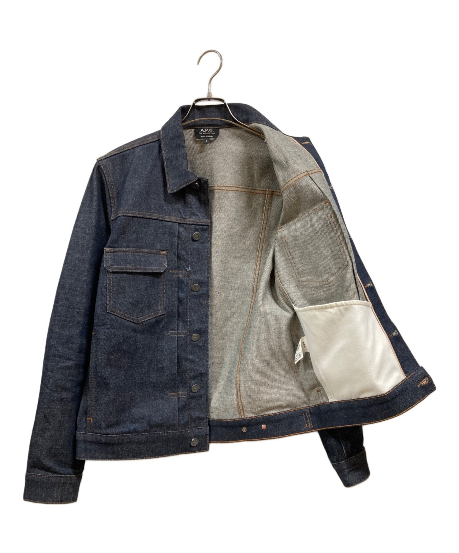 中古・古着通販】A.P.C. (アーペーセー) デニムジャケット インディゴ