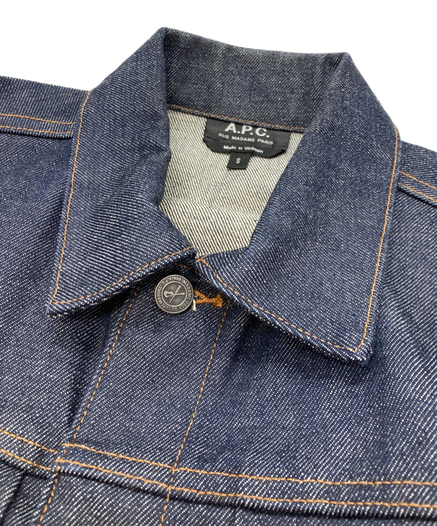 中古・古着通販】A.P.C. (アーペーセー) デニムジャケット インディゴ 
