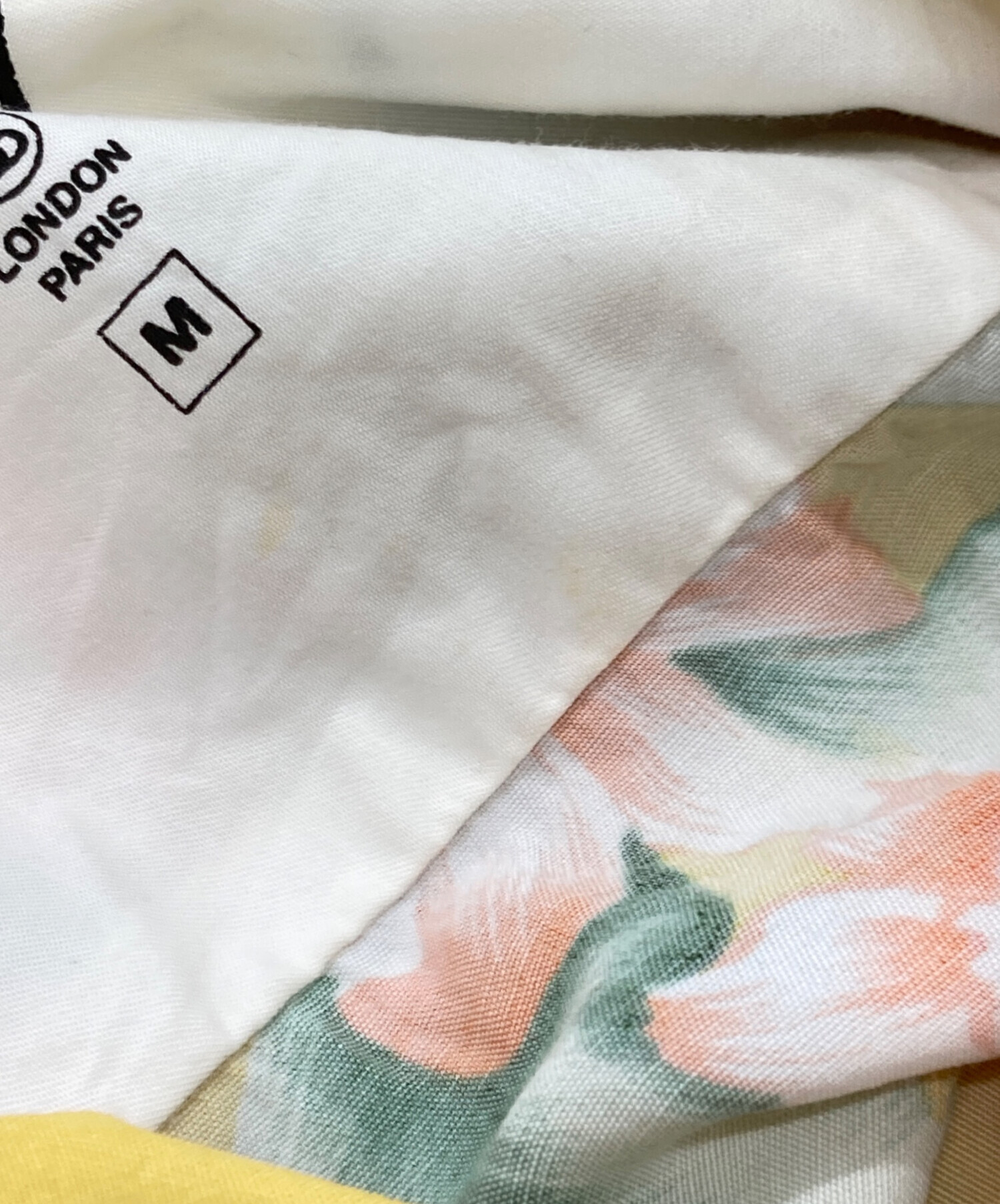中古・古着通販】stussy (ステューシー) アロハシャツ イエロー サイズ