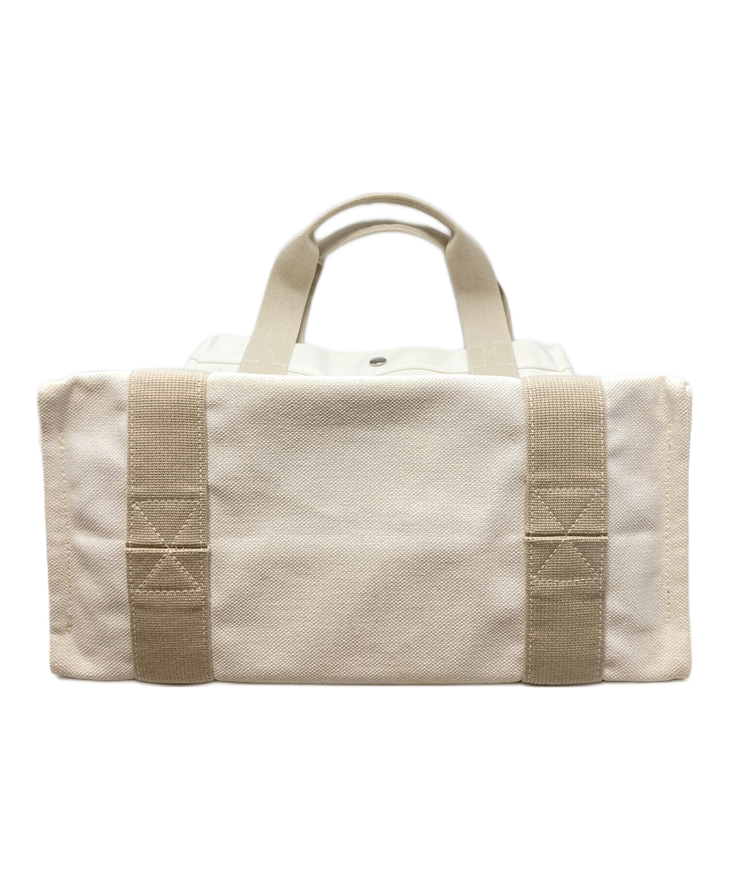 中古・古着通販】HERMES (エルメス) キャンバストートバッグ ホワイト