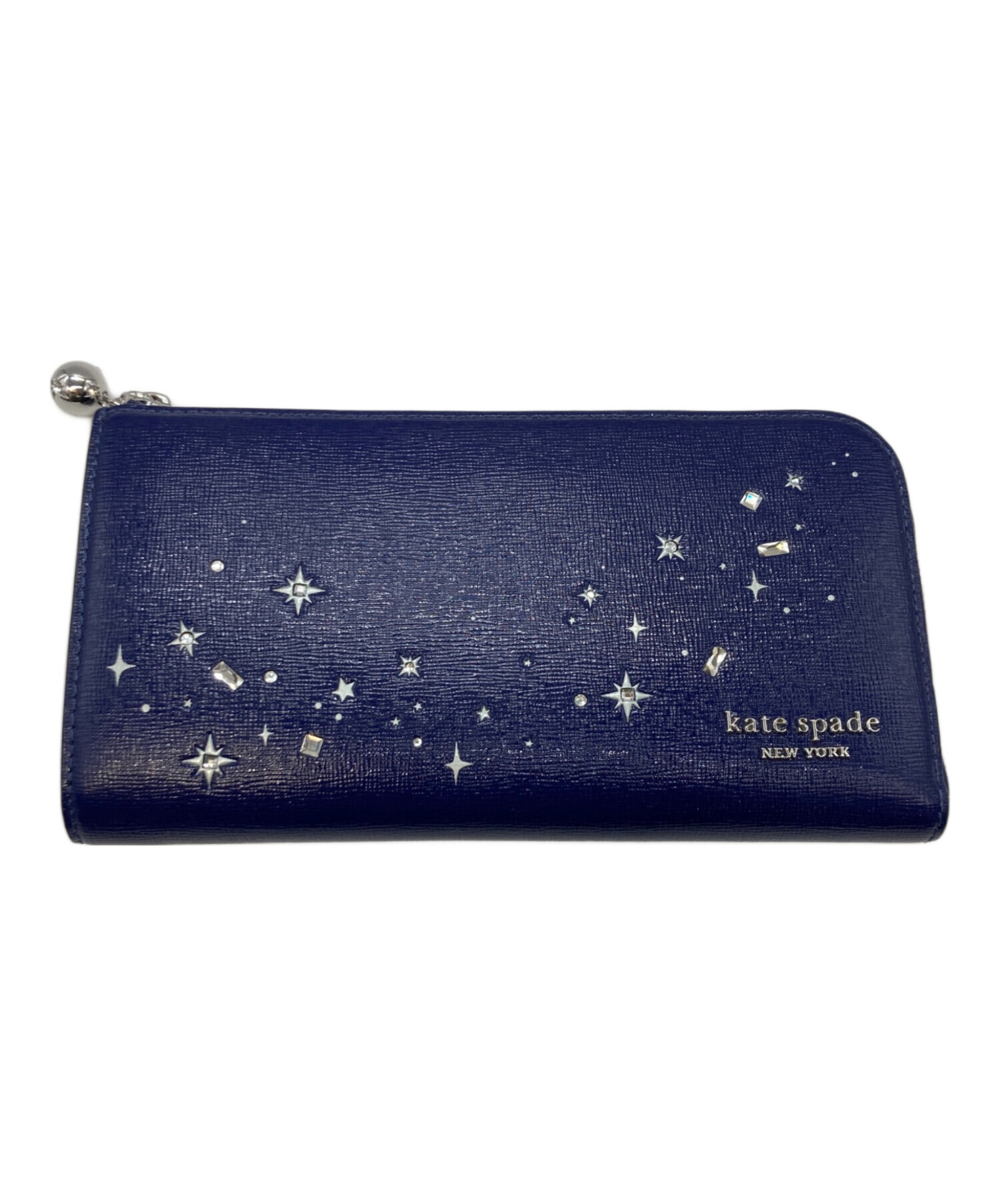 中古・古着通販】Kate Spade (ケイトスペード) 長財布 ネイビー 