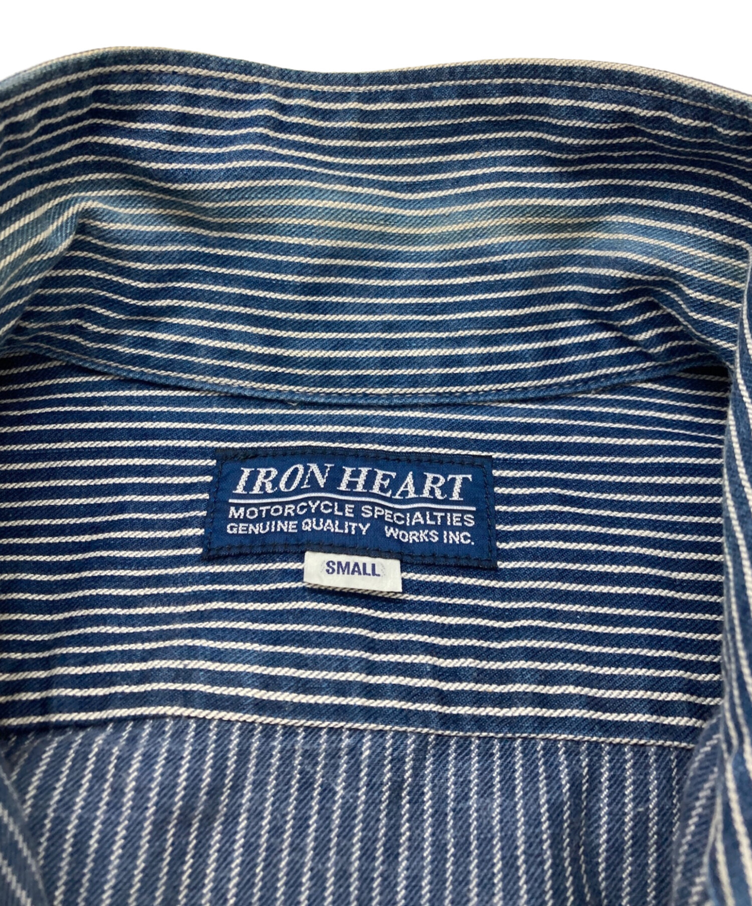 中古・古着通販】IRON HEART (アイアンハート) ヒッコリーワーク半袖